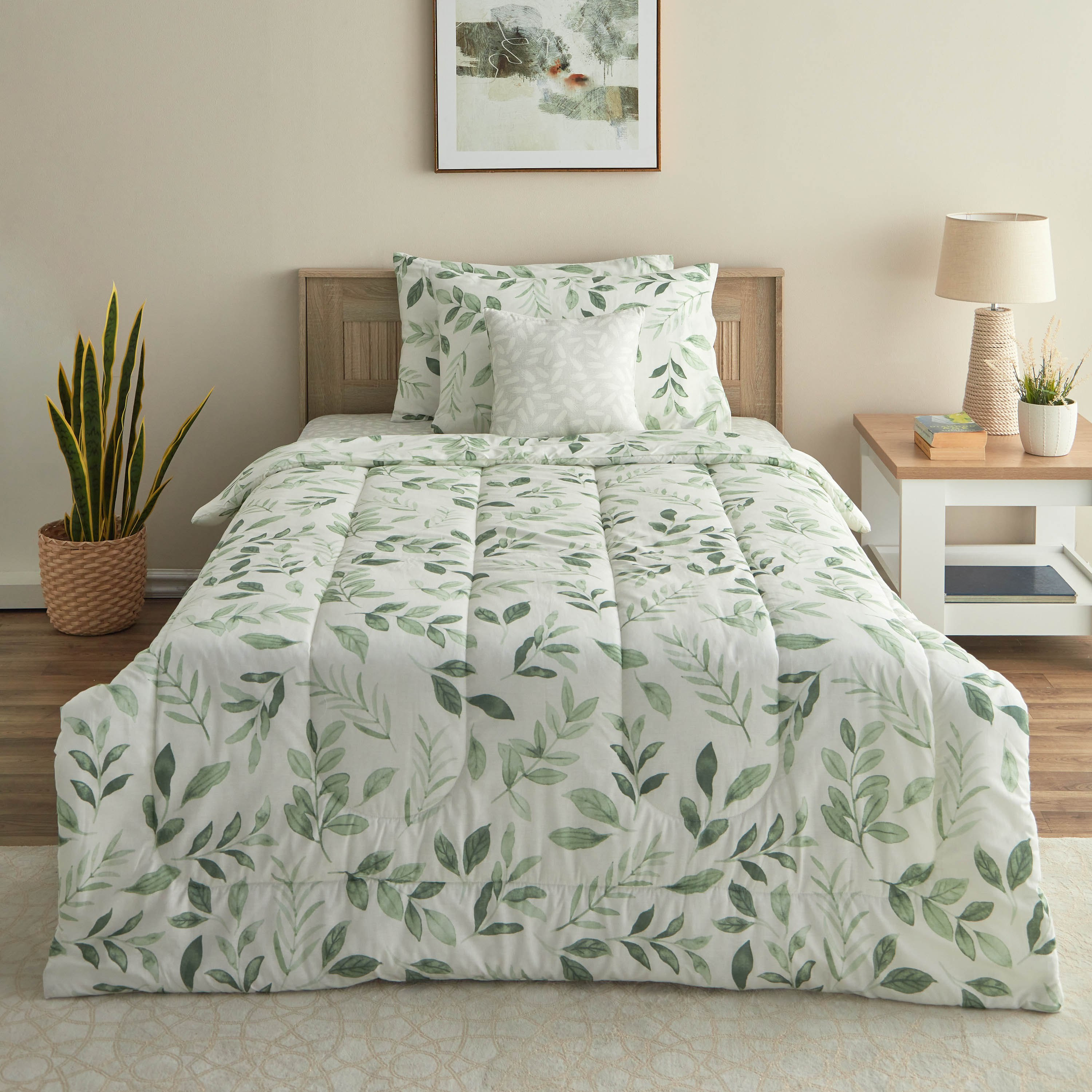 طقم لحاف توين قطن بطبعات 5 قطع من فالنسيا - 160x220 سم-hbxkidsandyouth-beddingandfurnishings-comfortersets-image-2