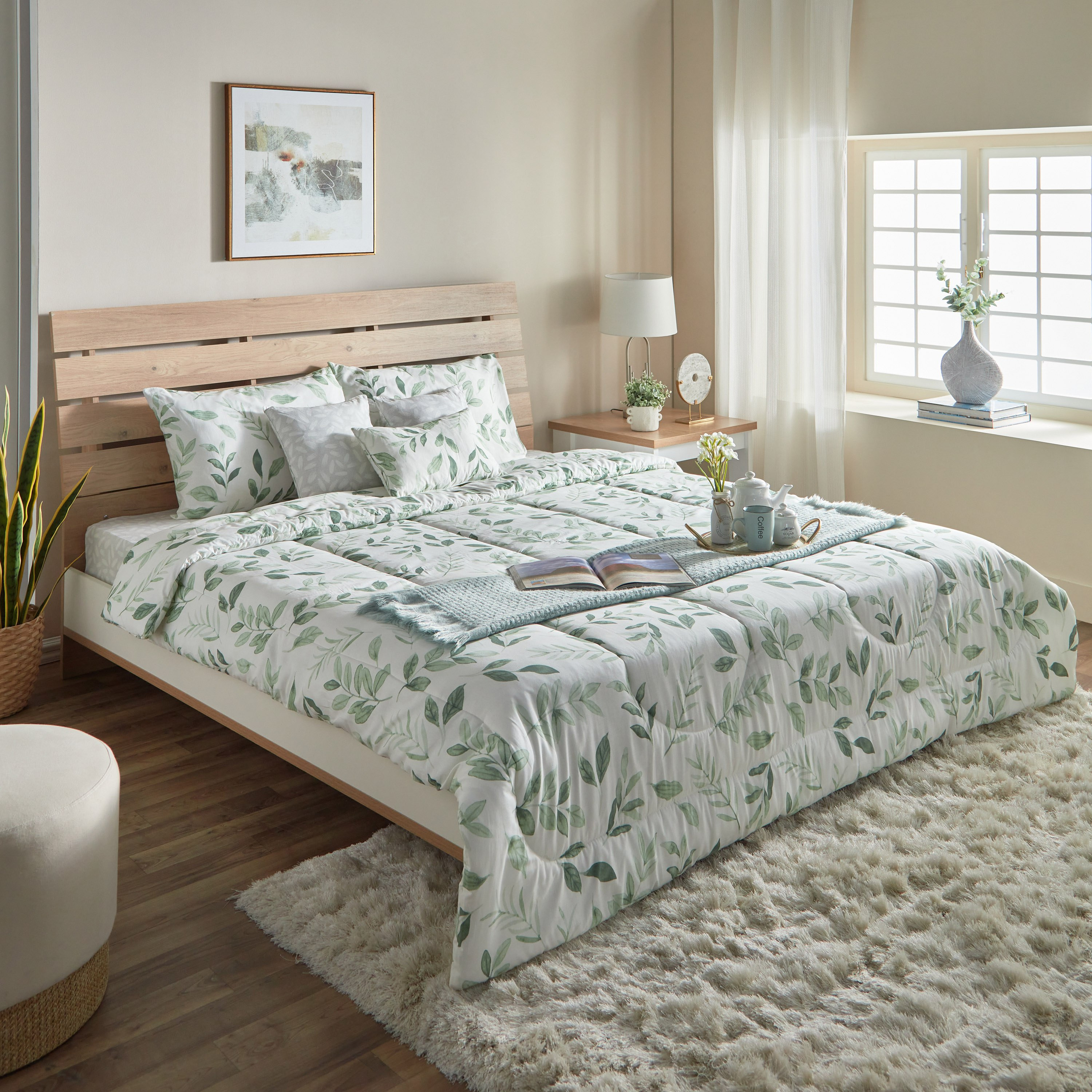 طقم لحاف كينج قطن بطبعات 7 قطع دافني من فالنسيا - 220x240 سم-hbxhomeware-hbxdecorandfurnishings-image-11