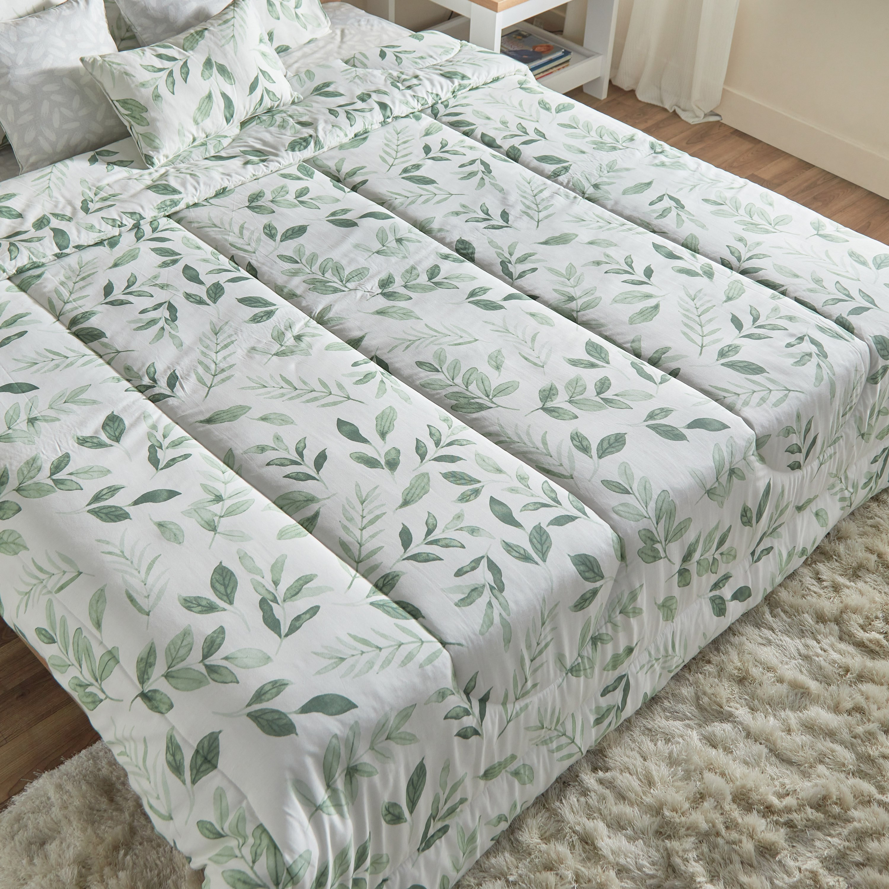 طقم لحاف كينج قطن بطبعات 7 قطع دافني من فالنسيا - 220x240 سم-hbxhomeware-hbxdecorandfurnishings-image-4