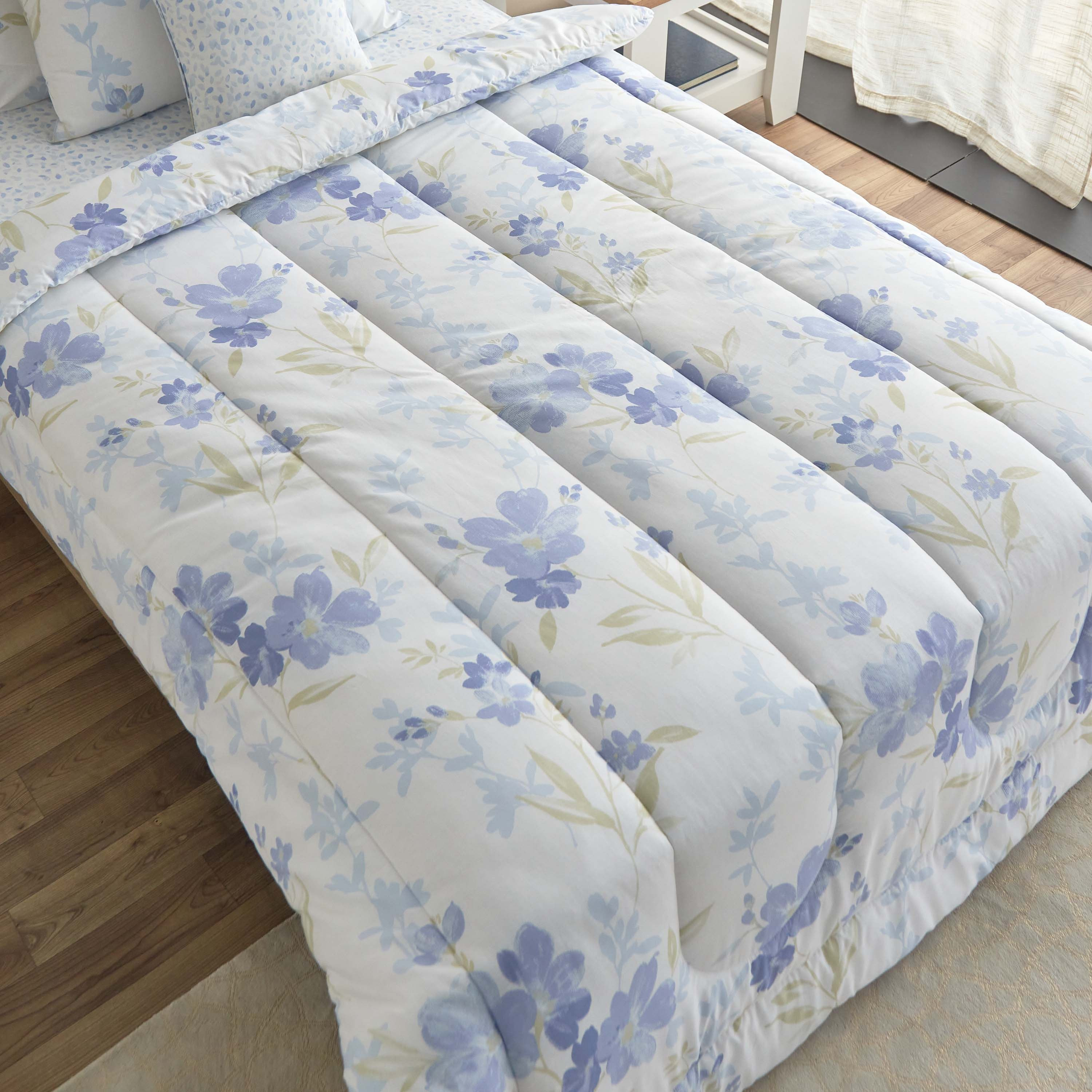 طقم لحاف مزدوج قطن بطبعات 5 قطع سوفي من فالنسيا - 160x220 سم-hbxkidsandyouth-beddingandfurnishings-comfortersets-image-4