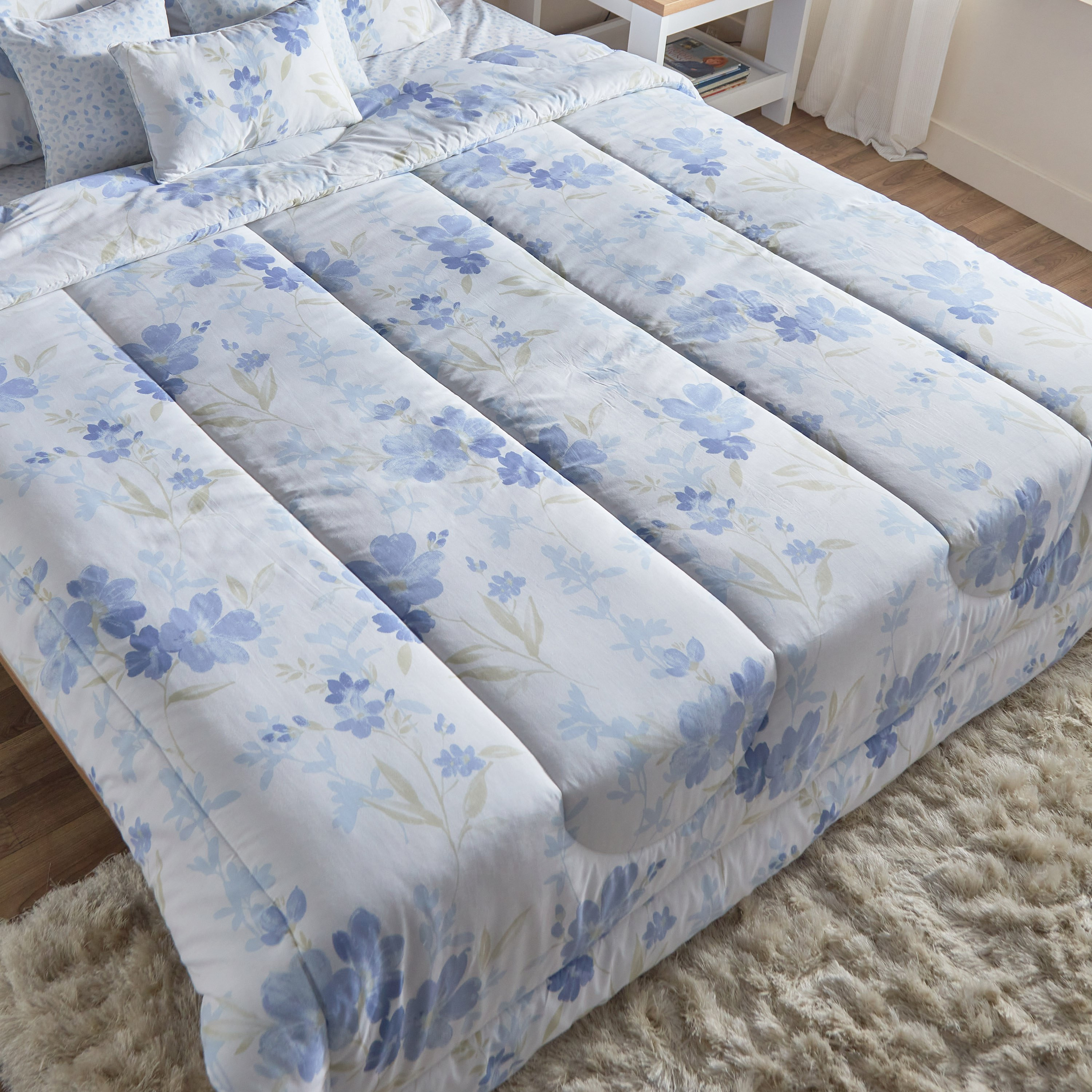 طقم لحاف كينج قطن بطبعات 7 قطع سوفي من فالنسيا - 220x240 سم-hbxhomeware-hbxdecorandfurnishings-image-4