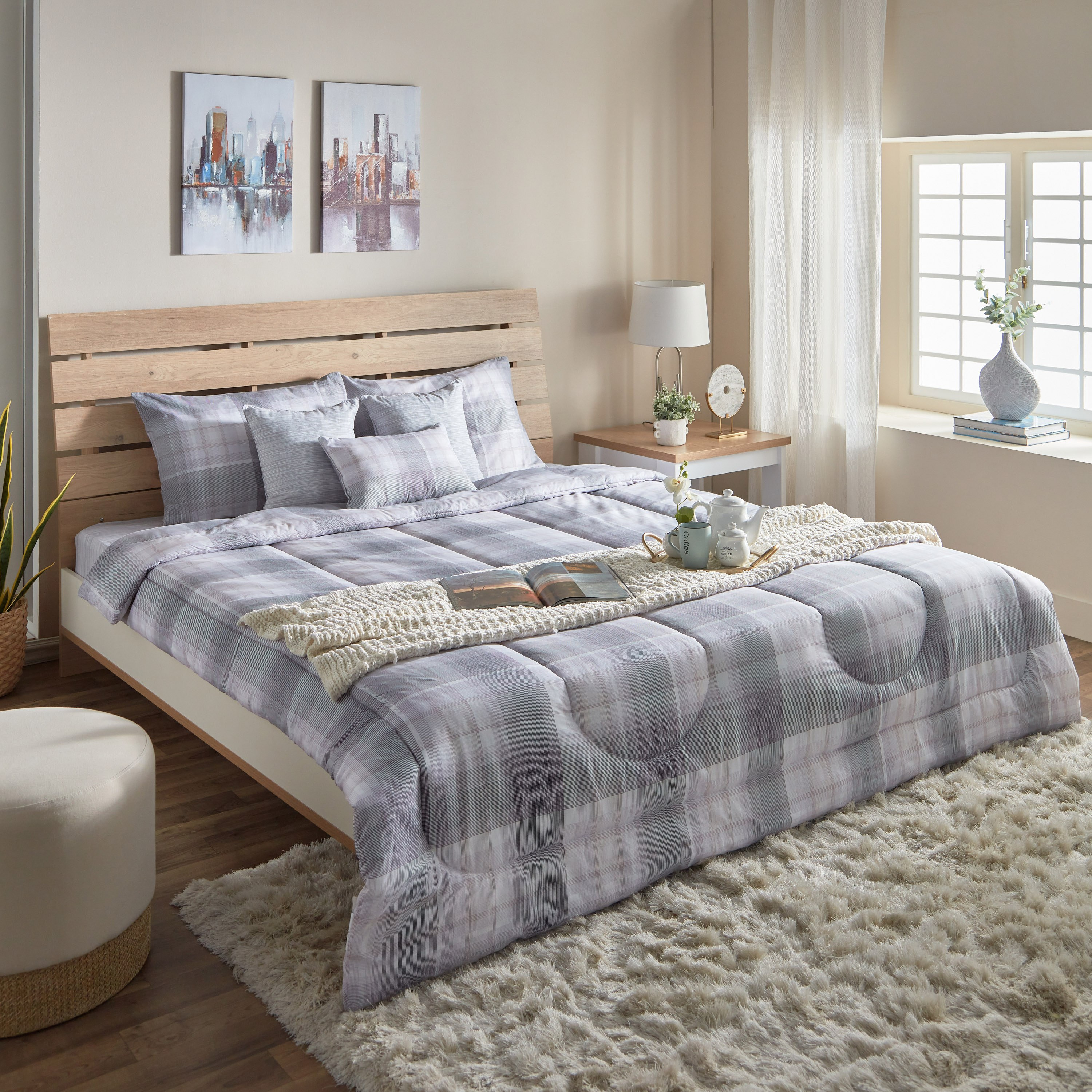 طقم لحاف كينج قطن بطبعات 7 قطع من فالنسيا أودارا - 220x240 سم-hbxhomeware-bedding-bedinabag-image-11