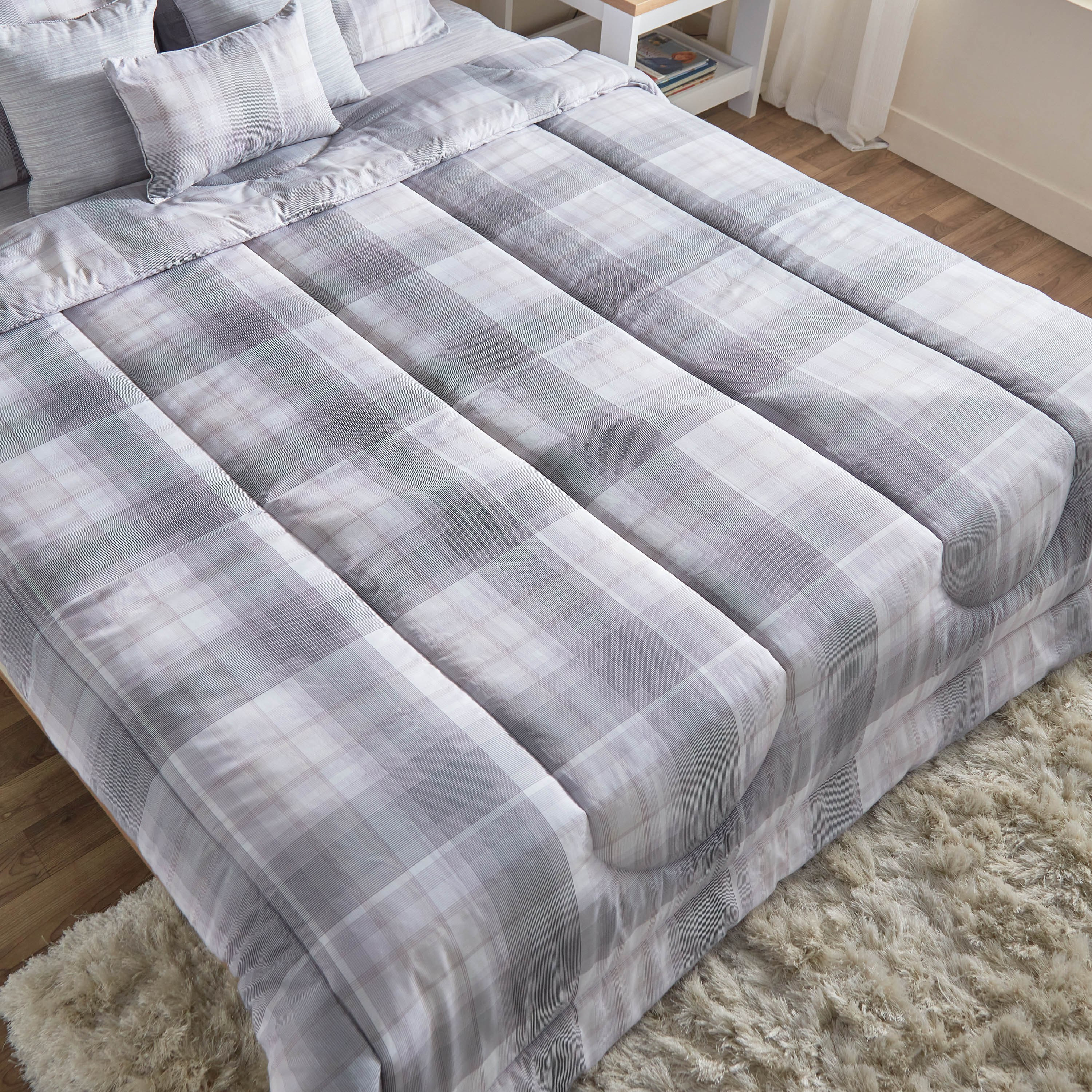طقم لحاف كينج قطن بطبعات 7 قطع من فالنسيا أودارا - 220x240 سم-hbxhomeware-bedding-bedinabag-image-4