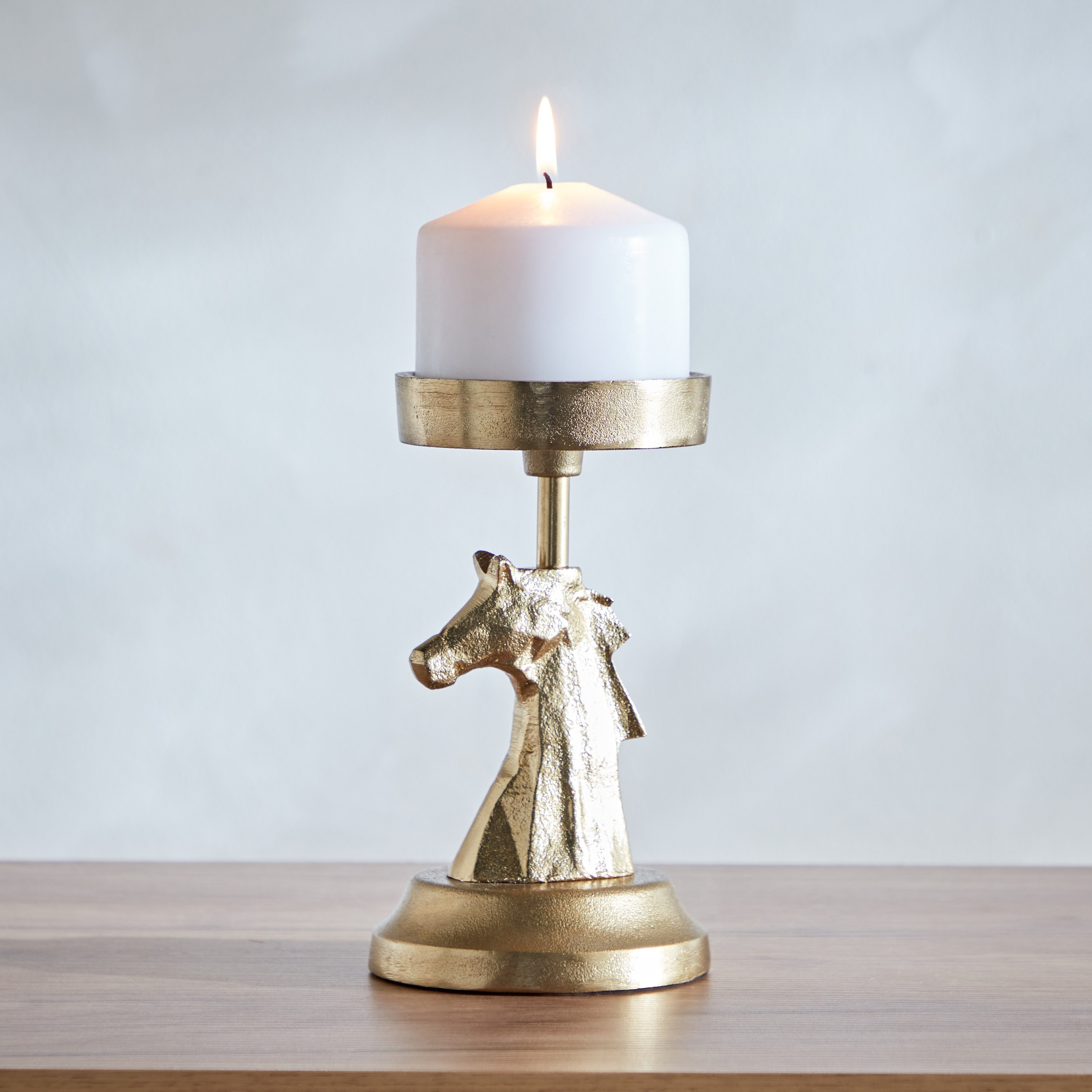حامل شموع ألومنيوم من جاكس - 10x10x17.5 سم-hbxlivingroom-decorandaccessories-candleholders-image-1