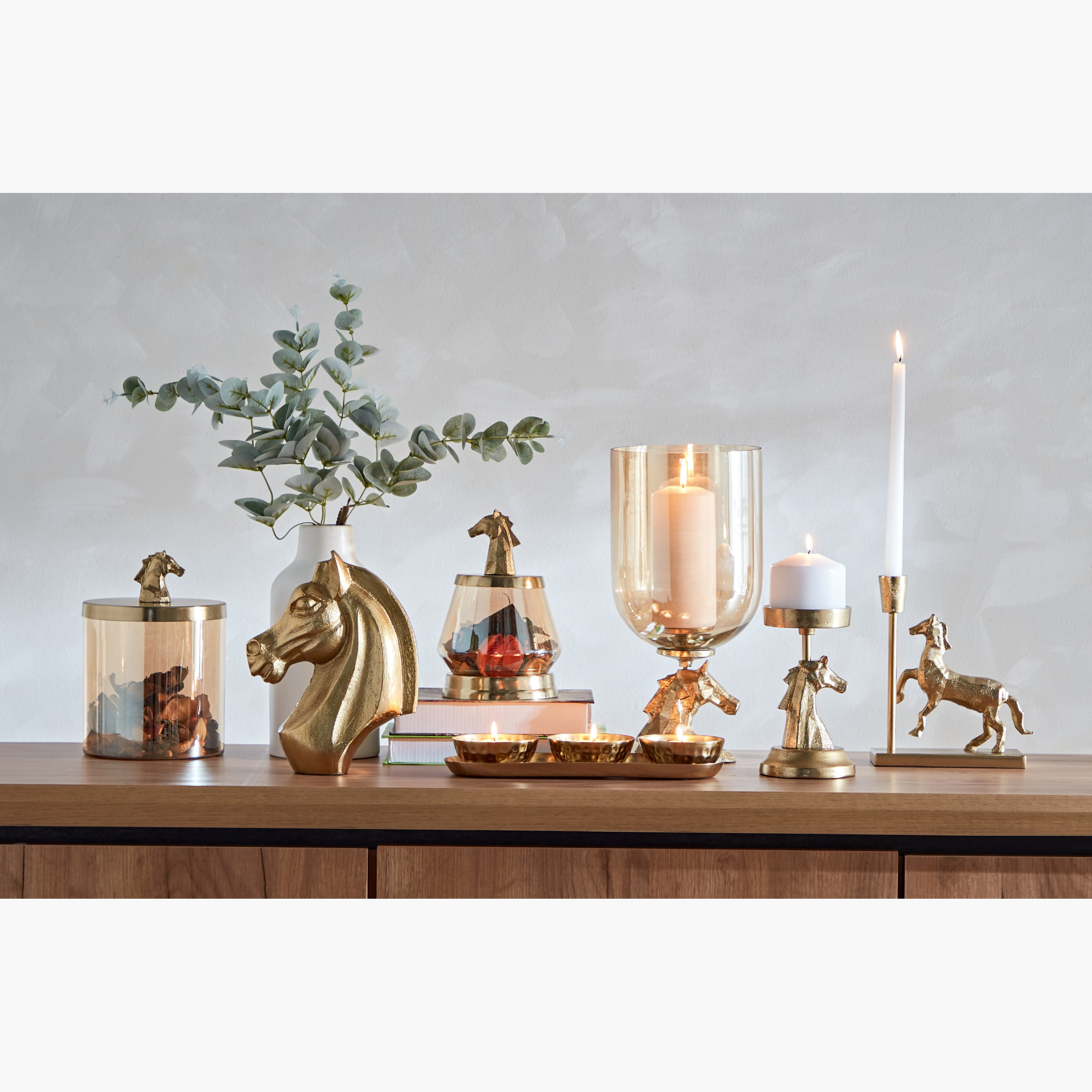 حامل شموع ألومنيوم من جاكس - 10x10x17.5 سم-hbxlivingroom-decorandaccessories-candleholders-image-5