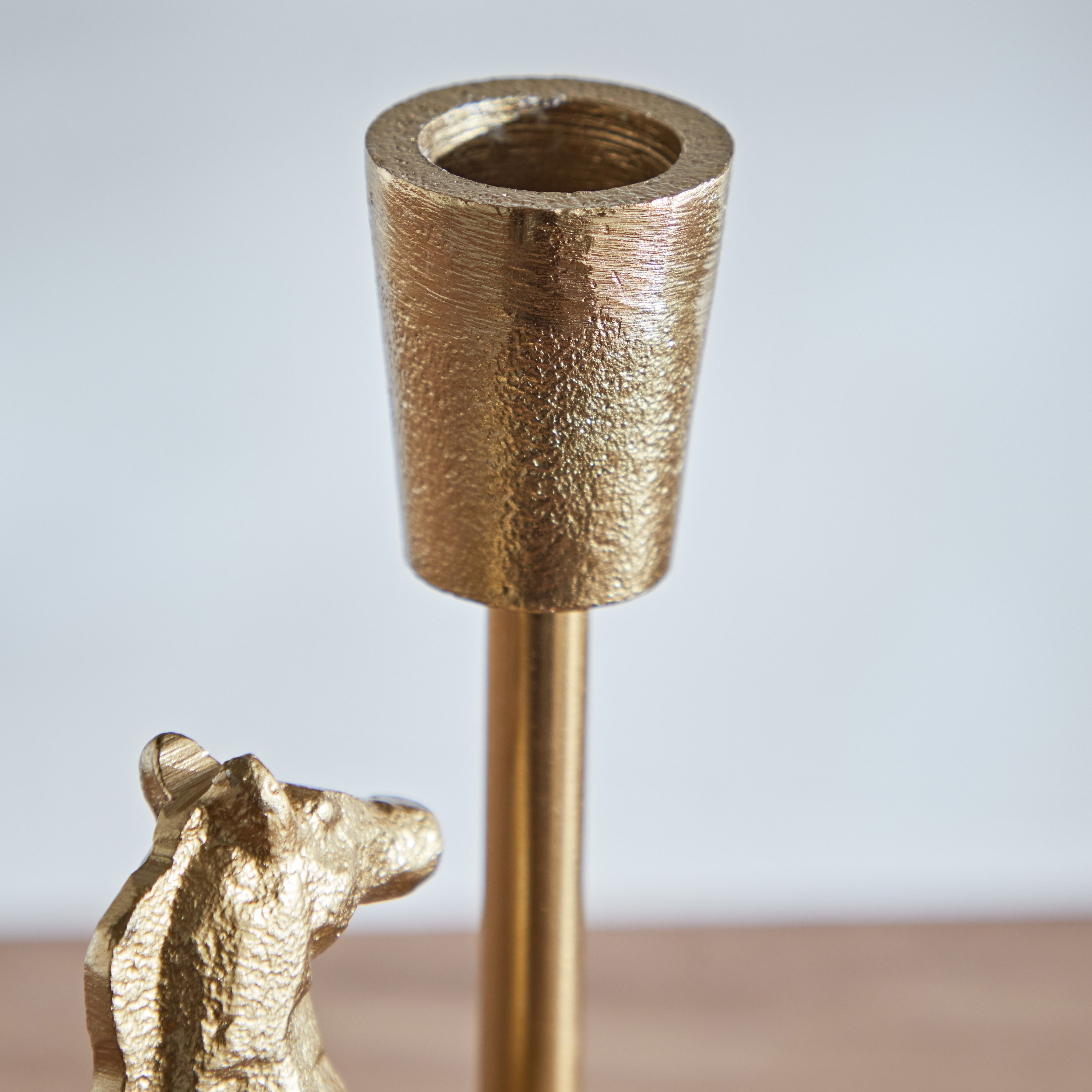 حامل شموع حصان ألومنيوم من جاكس - 16.5x7x20 سم-hbxlivingroom-decorandaccessories-candleholders-image-4