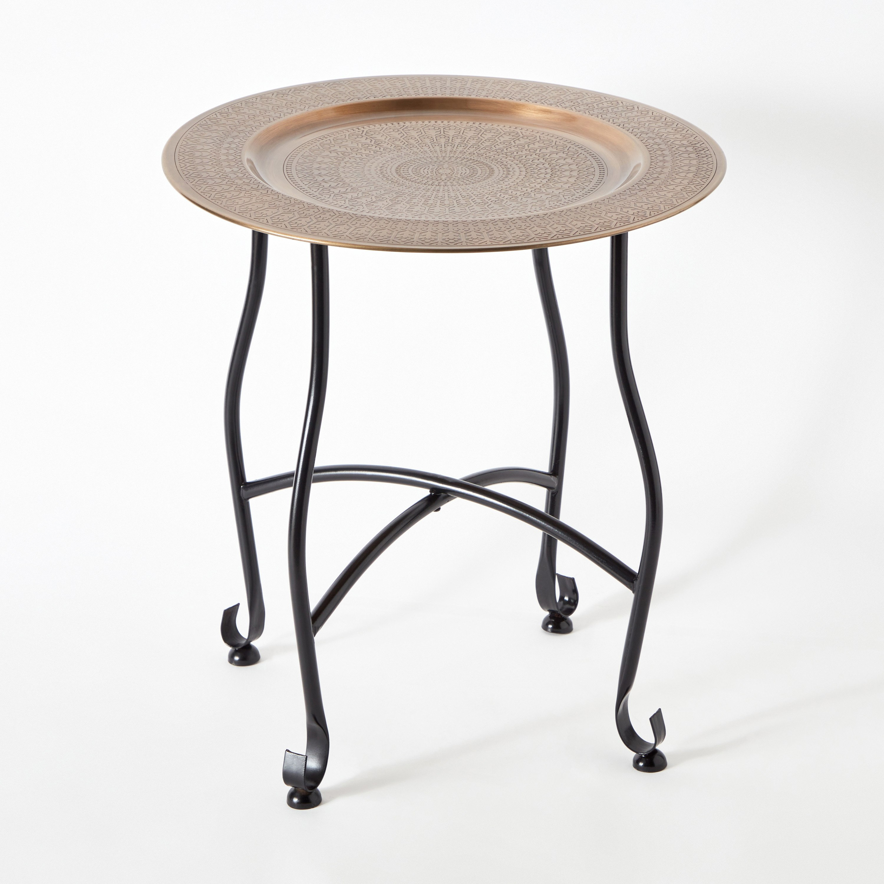 Alpha Metal Accent Tray Table - 40x40x45 cm-hbxhomeware-homedecor-figurinesandornaments-image-7