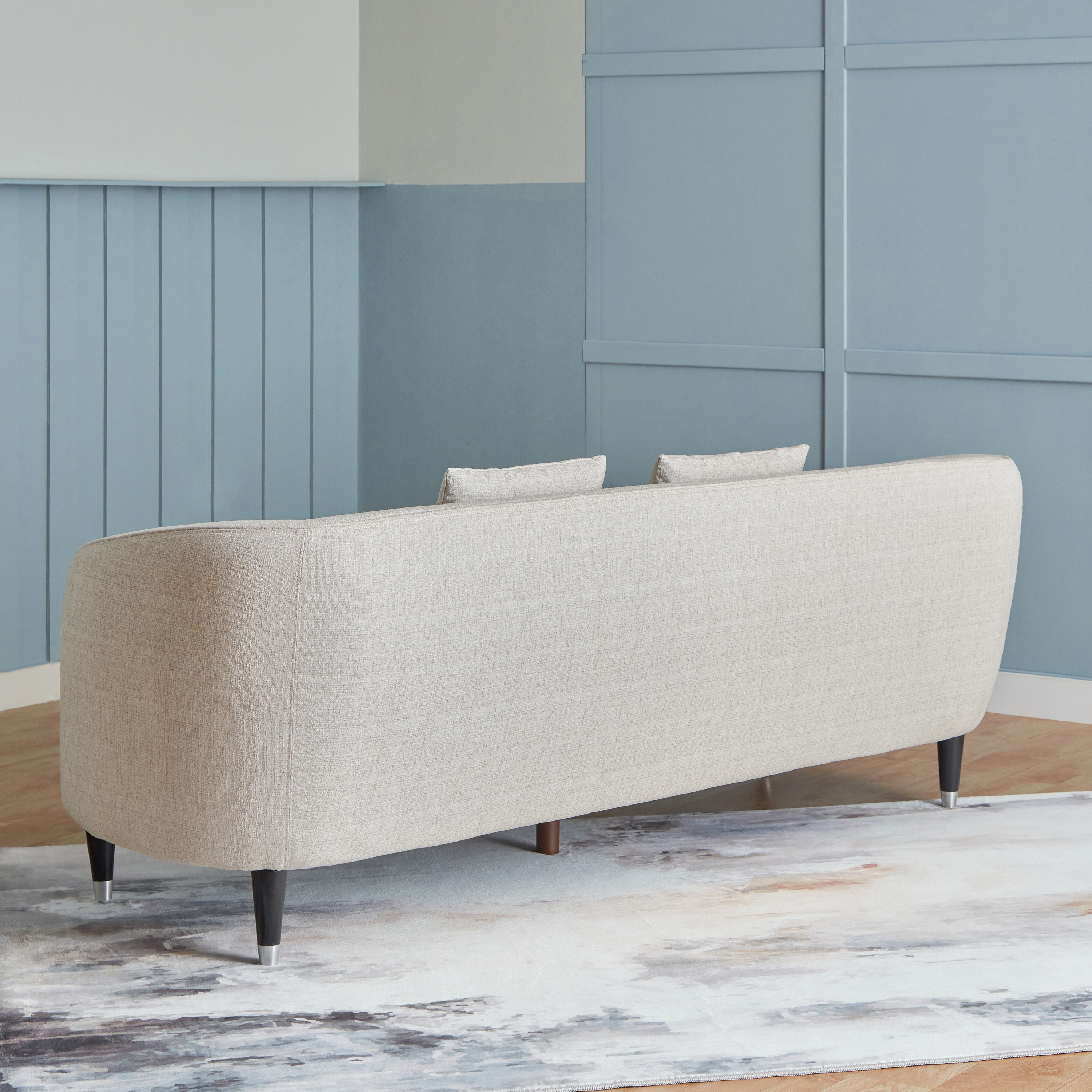 Felix 3-Seater Fabric Sofa with 2 Cushions-hbxlivingroom-sofasandarmchairs-sofas-image-3