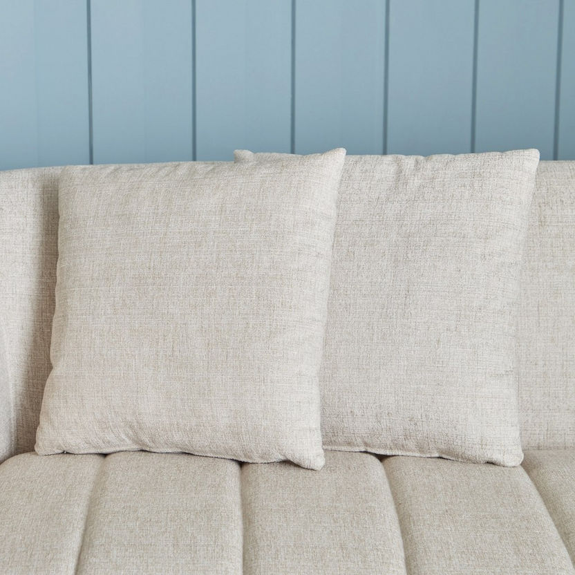 Felix 3-Seater Fabric Sofa with 2 Cushions-Sofas-image-6
