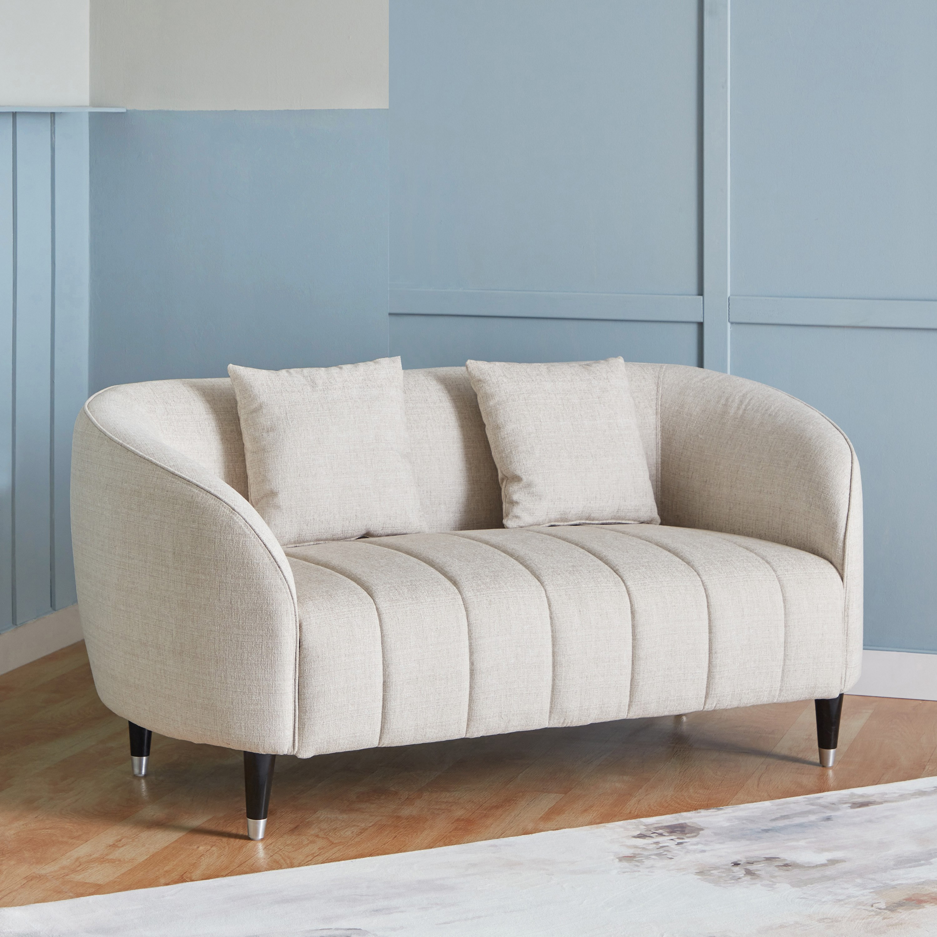 كنبة قماش مقعدين مع وسادتين - فيليكس-hbxlivingroom-sofasandarmchairs-sofas-image-1
