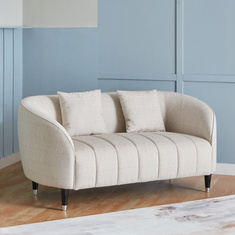 Felix 2-Seater Fabric Sofa with 2 Cushions