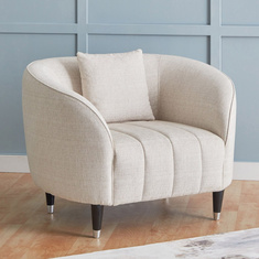 Felix Fabric Armchair with Cushion