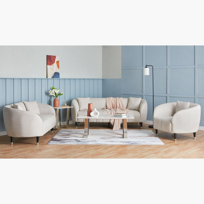 Felix Fabric Armchair with Cushion-Armchairs-image-9