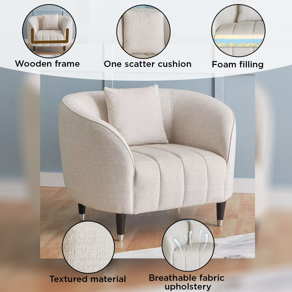 كرسي قماش بمساند ذراعين ووسادة من فيليكس-hbxlivingroom-sofasandarmchairs-sofas-image-5