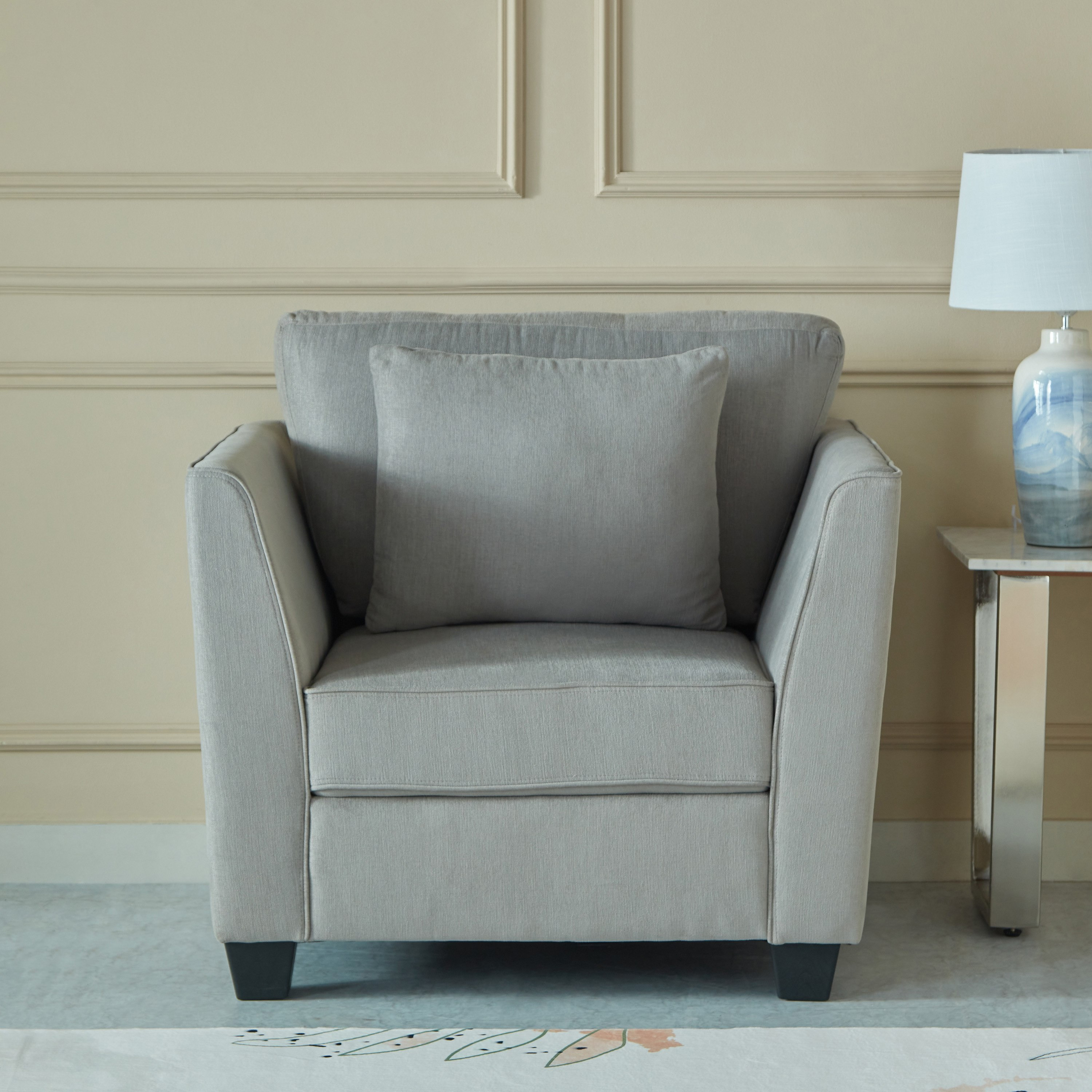 Sydney Fabric Armchair with Cushion-hbxlivingroom-sofasandarmchairs-sofas-image-2