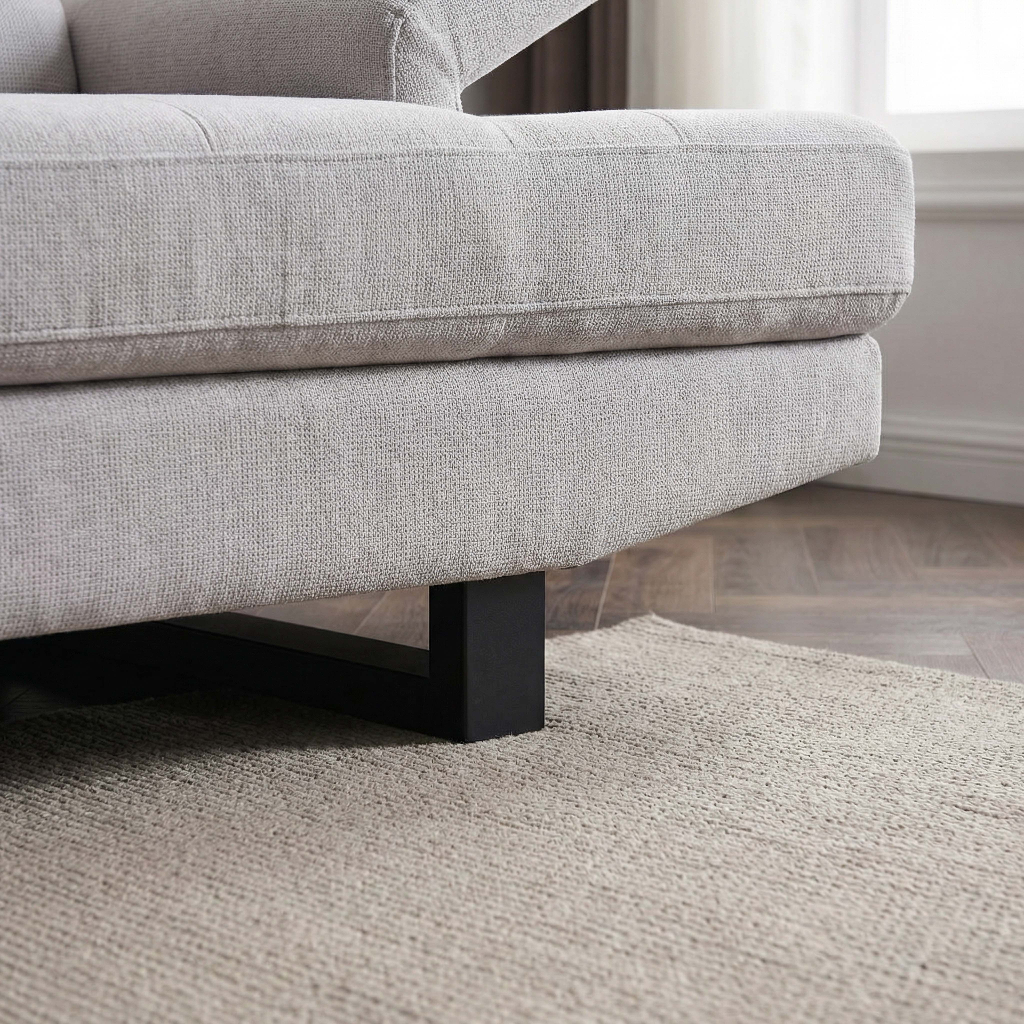 كنبة ركنية يمين 5 مقاعد قماش مع مسند رأس قابل للتعديل من بلير-hbxlivingroom-sofasandarmchairs-sofas-image-4
