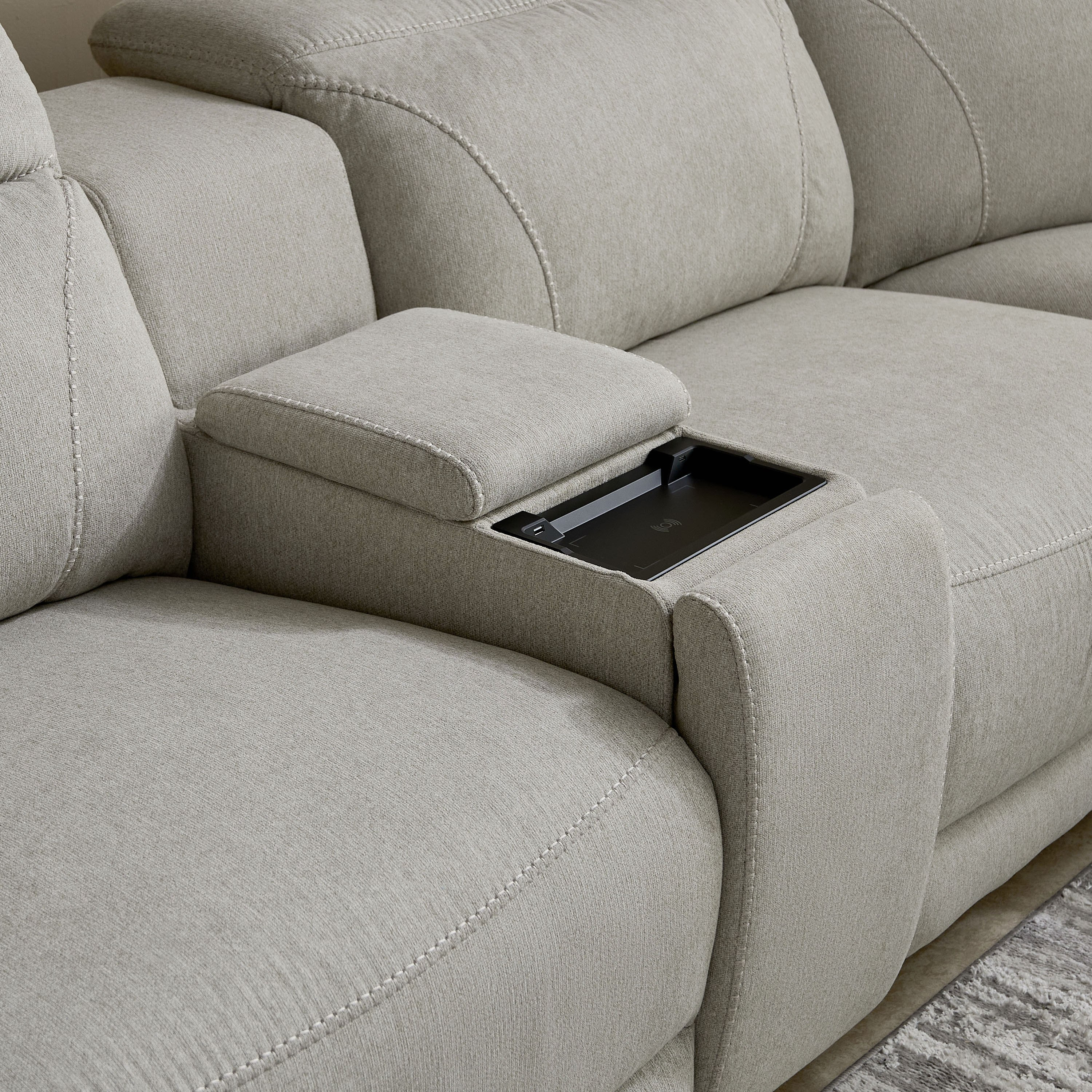 كنبة استرخاء ركنية مرِنة بـ5 مقاعد ومسند رأس قابل للتعديل وشاحن لاسلكي من طوكيو-hbxlivingroom-sofasandarmchairs-cornersofas-image-13