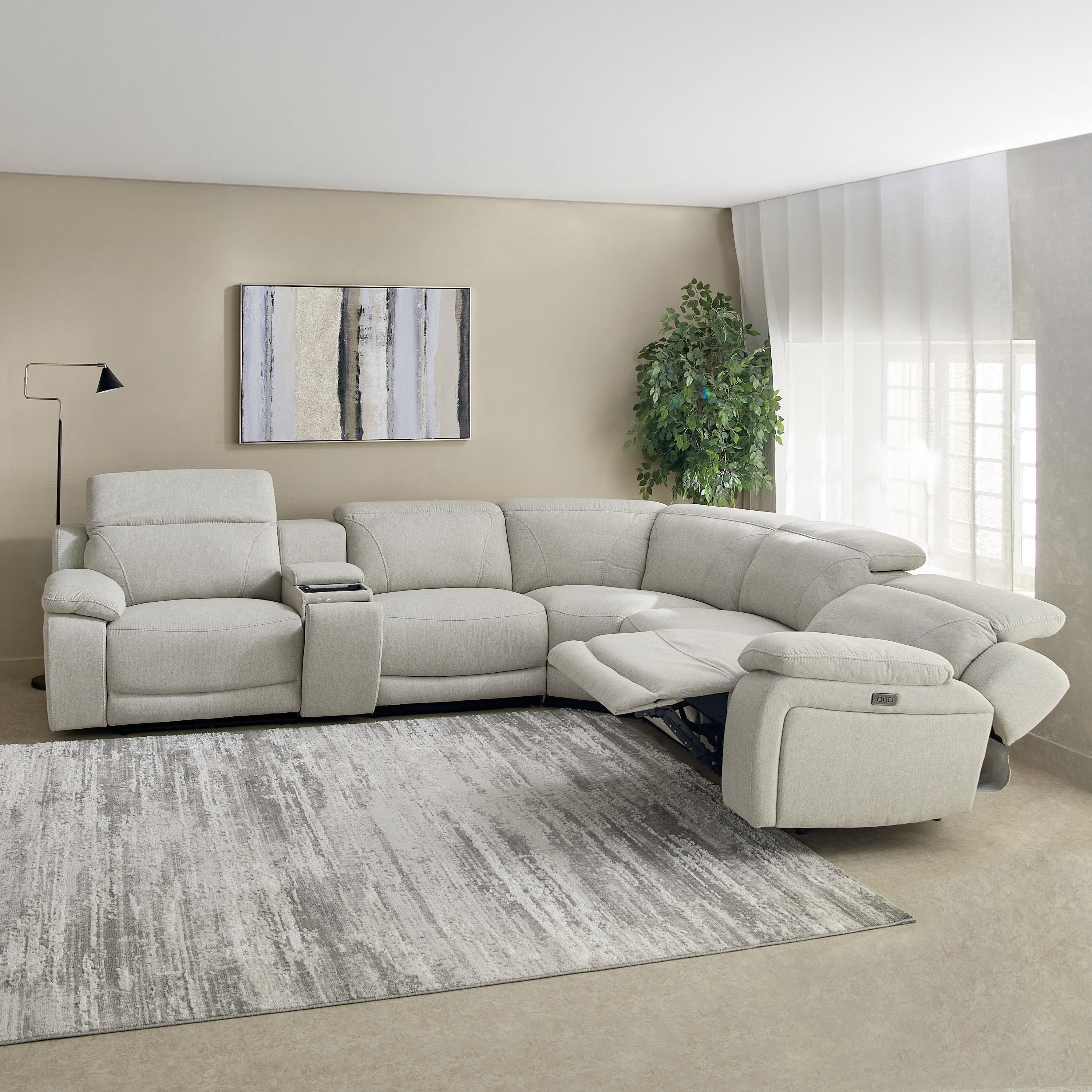 كنبة استرخاء ركنية مرِنة بـ5 مقاعد ومسند رأس قابل للتعديل وشاحن لاسلكي من طوكيو-hbxlivingroom-sofasandarmchairs-cornersofas-image-8