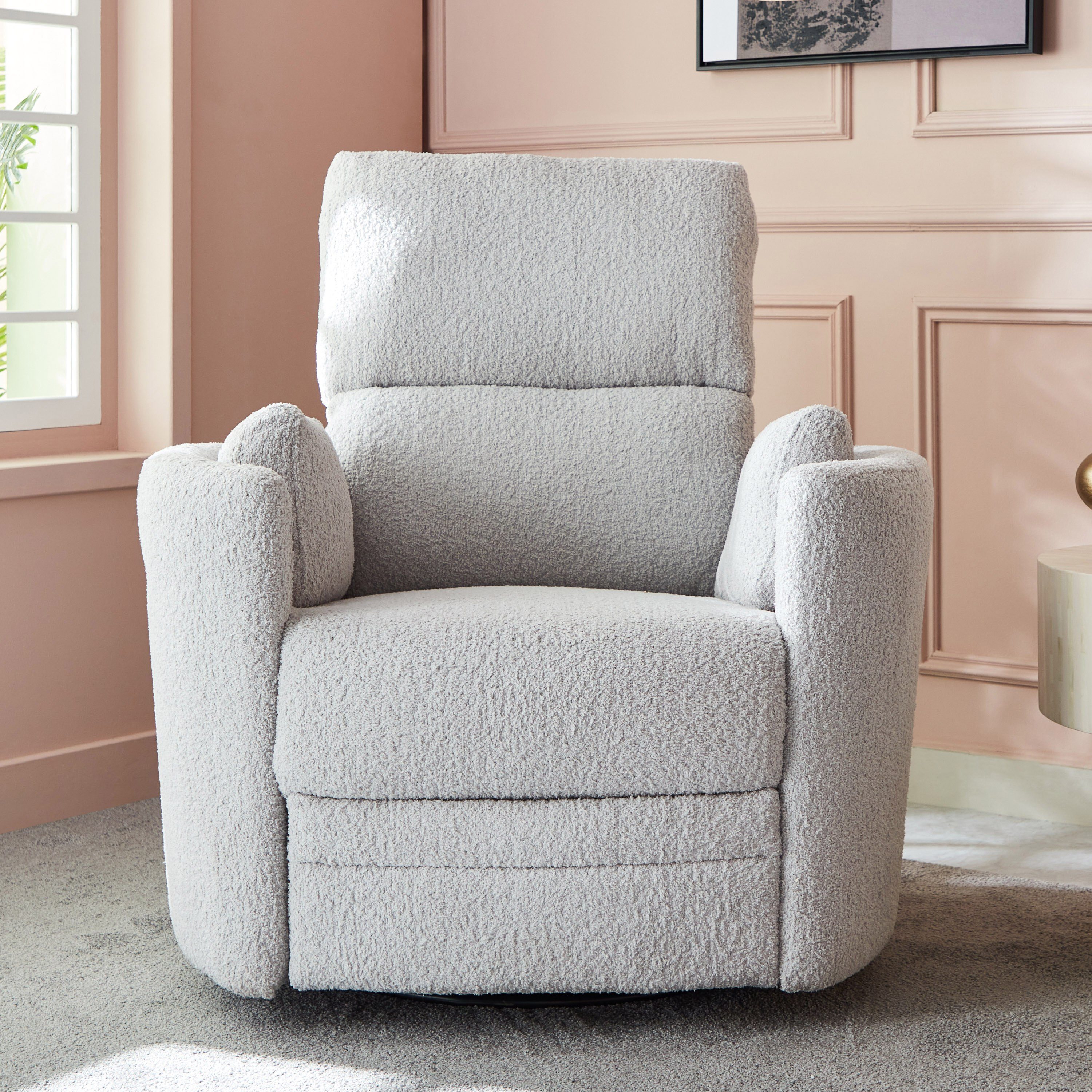 Asos Electric Power Armchair Fabric Recliner with Swivel-hbxfurniture-sofasandarmchairs-reclinersofas-image-3