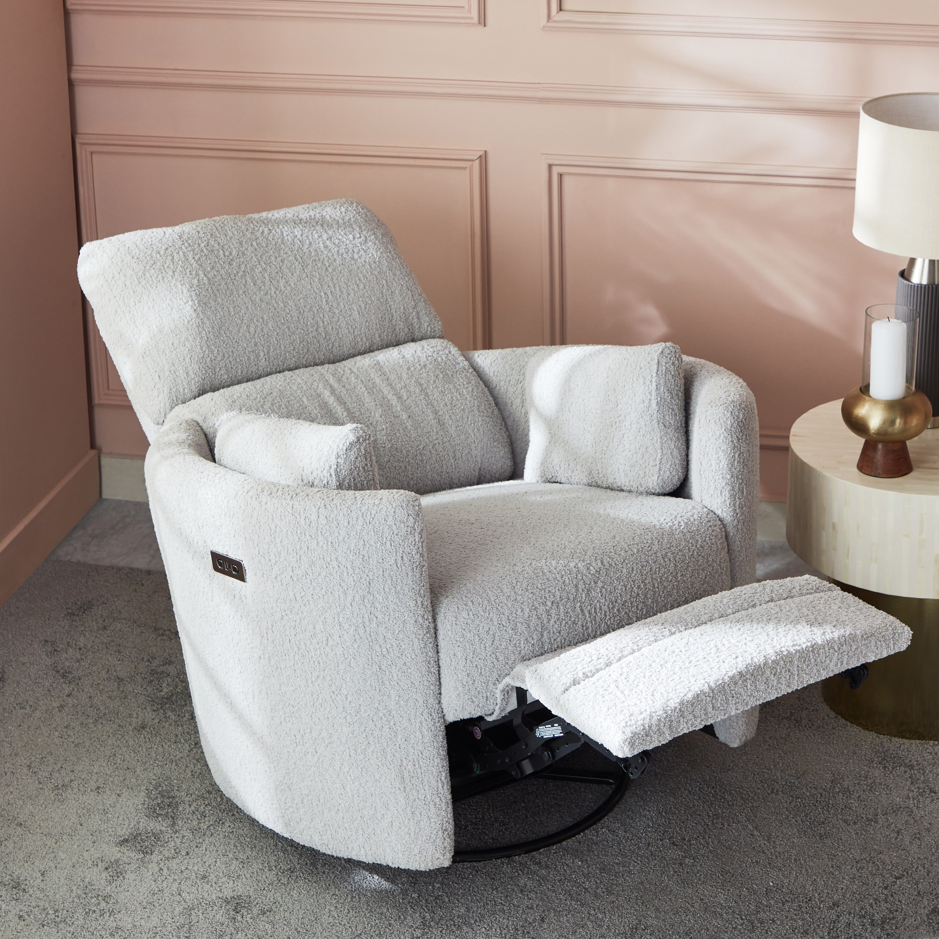Asos Electric Power Armchair Fabric Recliner with Swivel-hbxfurniture-sofasandarmchairs-reclinersofas-image-4
