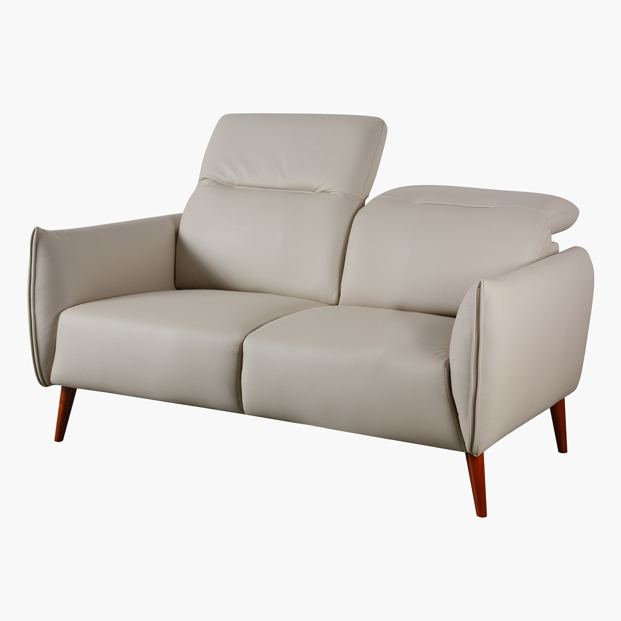 كنبة جلد صناعي مقعدين مع مسند رأس قابل للتعديل من كومو-hbxlivingroom-sofasandarmchairs-sofas-image-3