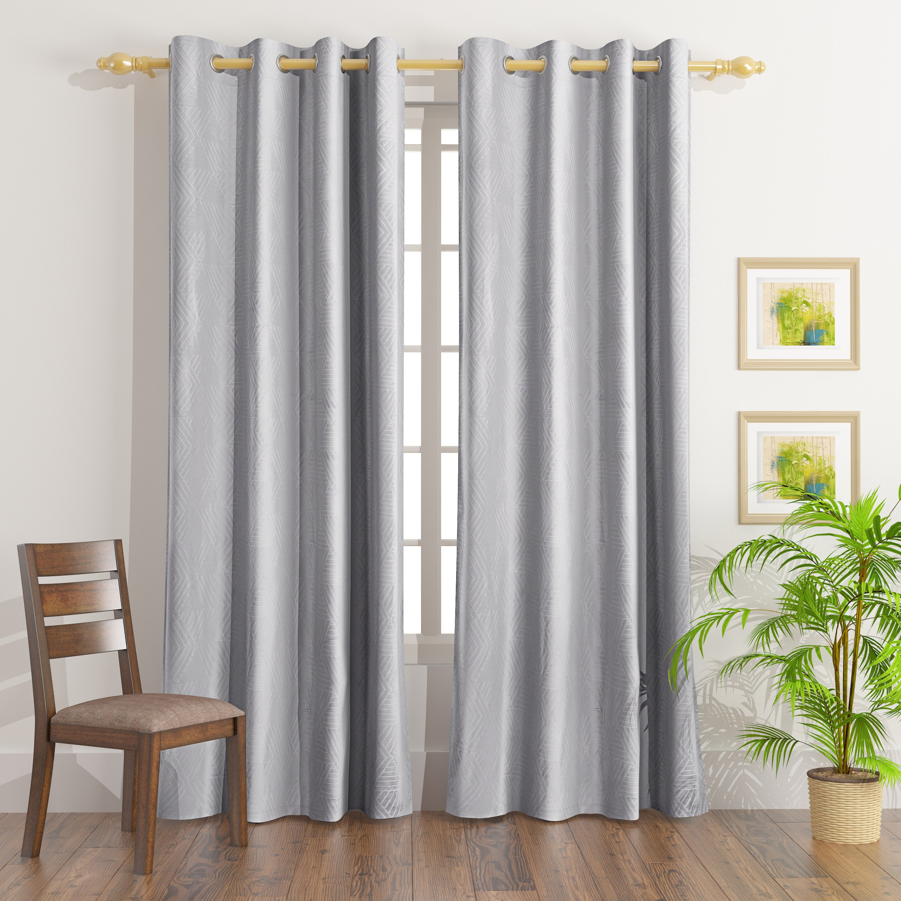 طقم ستائر مخملية منقوشة من قطعتين من زارا - 140x240 سم-PROMO_HB_AE_B1G1_250925-image-1