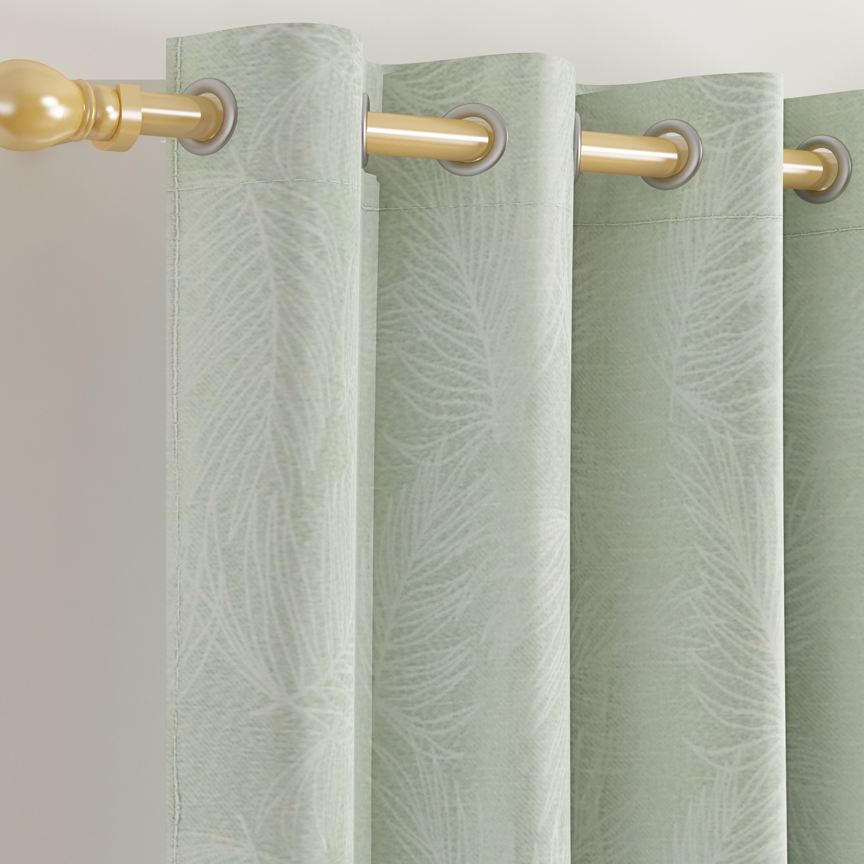 Braxton Aara Flora 2-Piece Extra Long Sheer Curtain Set - 140x300 cm-PROMO_HB_AE_B2G2_011025-image-2