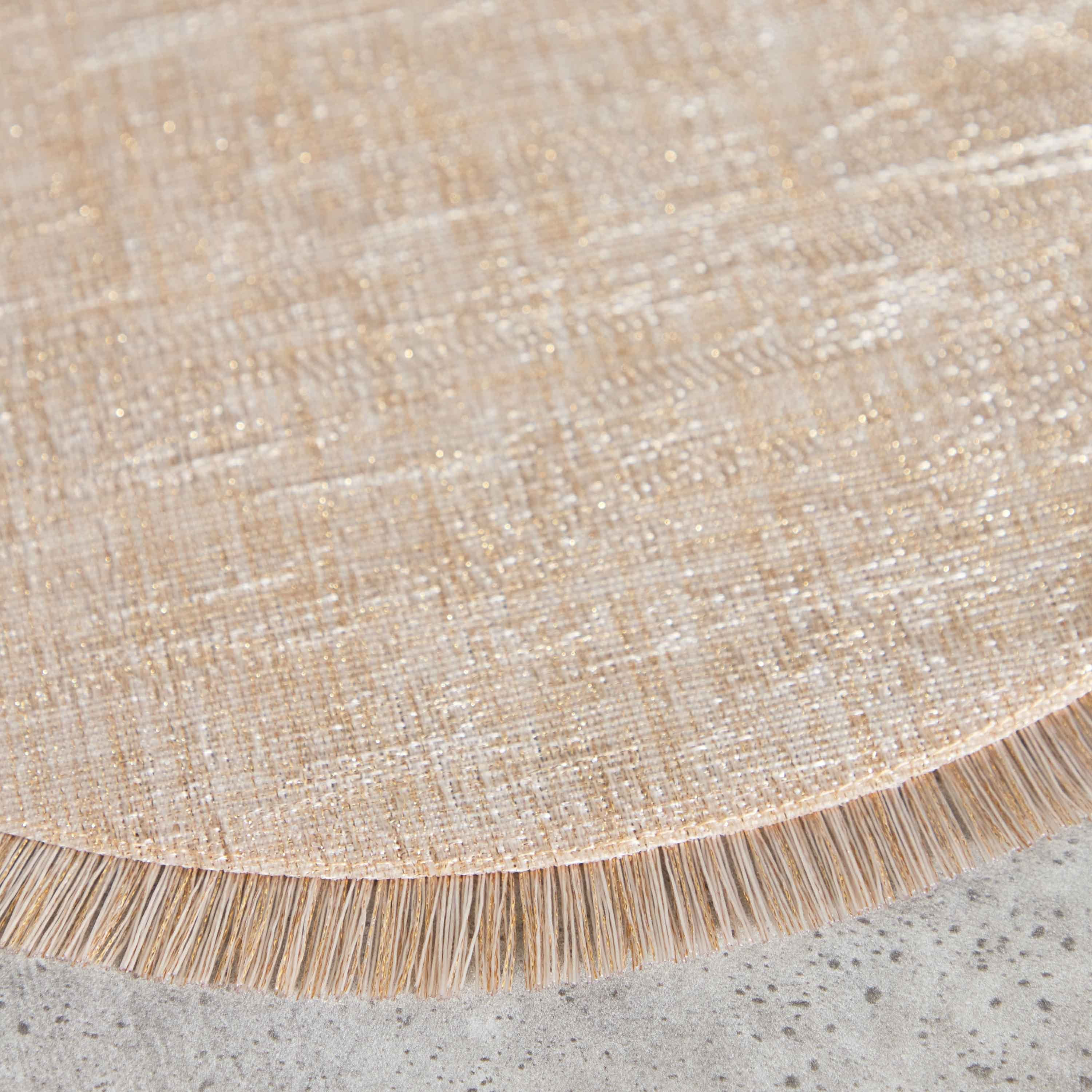 لبادة صحون بشراشيب من جين - 38 سم-hbxdecorandfurnishings-homefurnishings-tablelinens-image-3