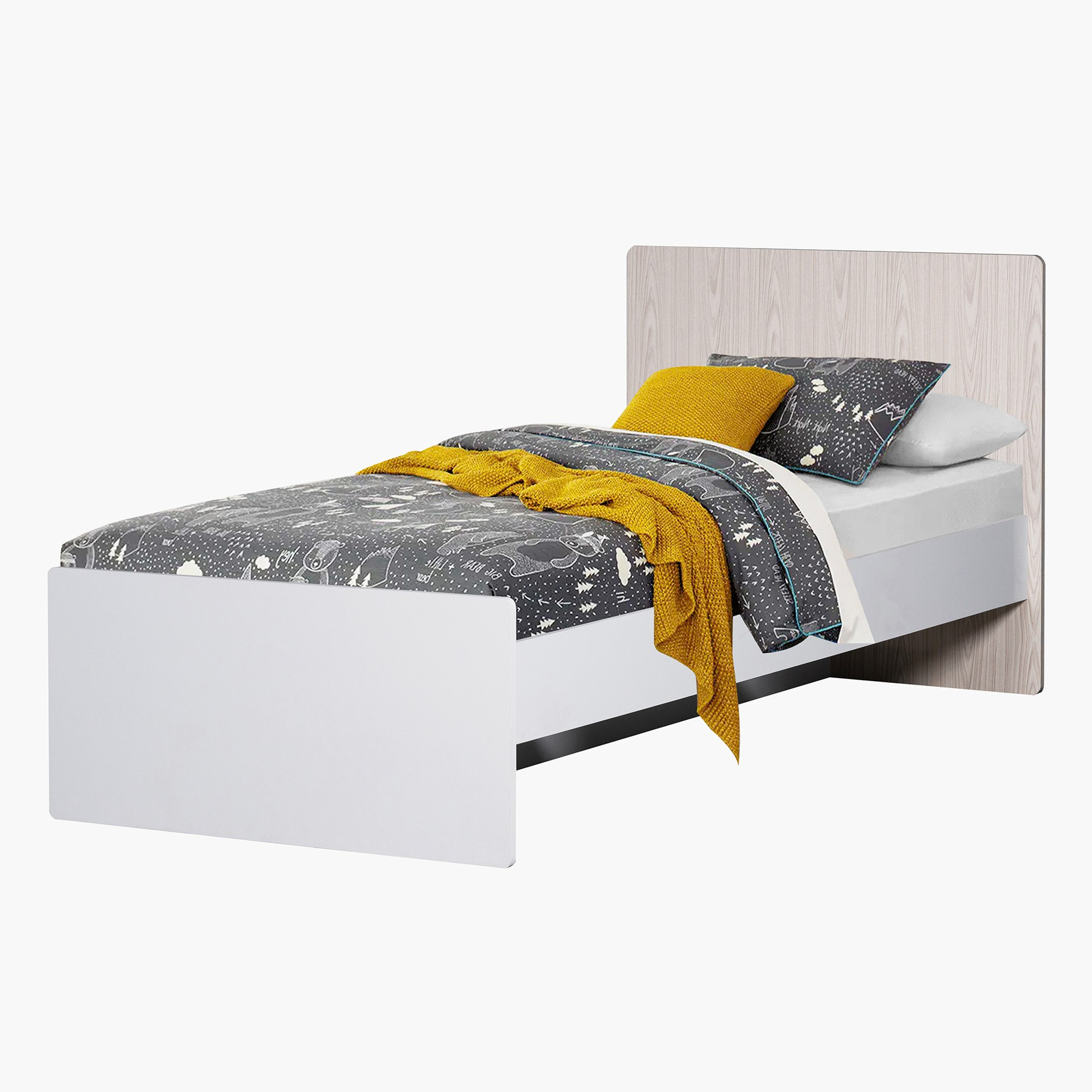 Vanilla Single Bed - 90x190 cm-hbxfurniture-bedsandbedsets-beds-single-image-2