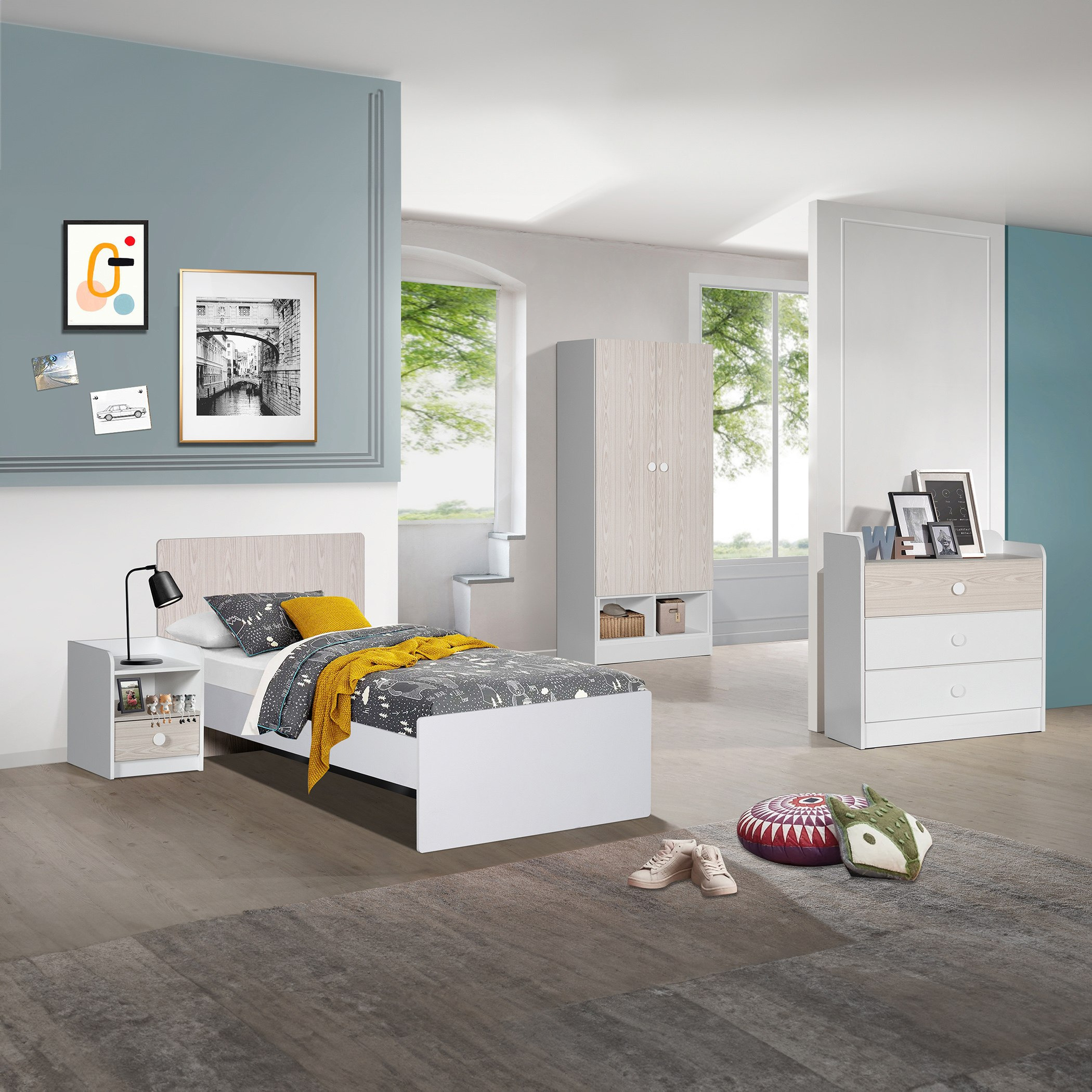 Vanilla Single Bed - 90x190 cm-hbxfurniture-bedsandbedsets-beds-single-image-6