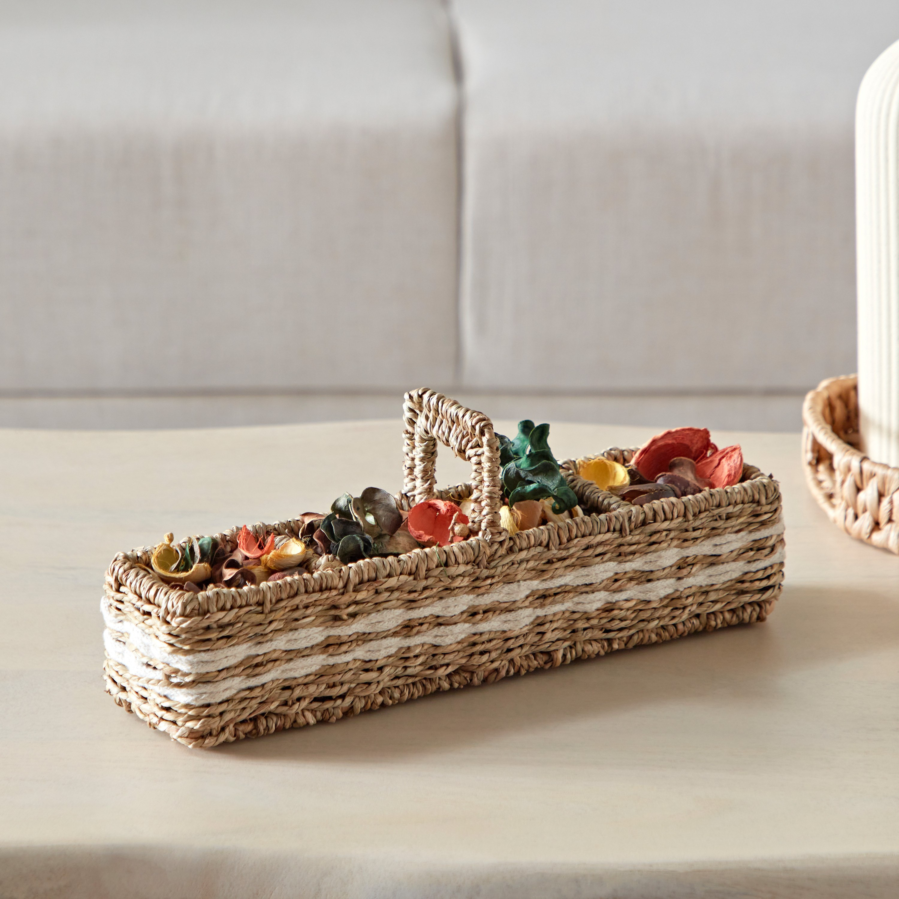 Studio Seagrass Potpourri Decorative Tray - 32x8x7 cm-PROMO_HB_AE_B1G1_250925-image-1