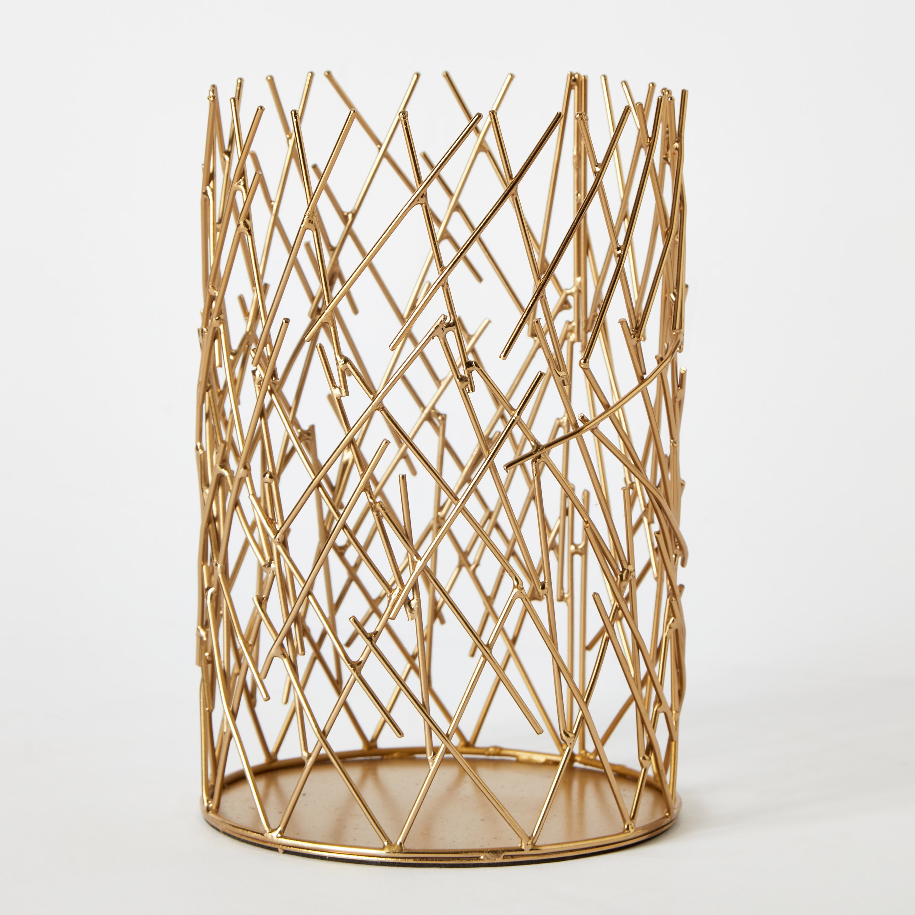 حامل شموع معدني من لميا - 13x13x20 سم-hbxlivingroom-decorandaccessories-candleholders-image-6