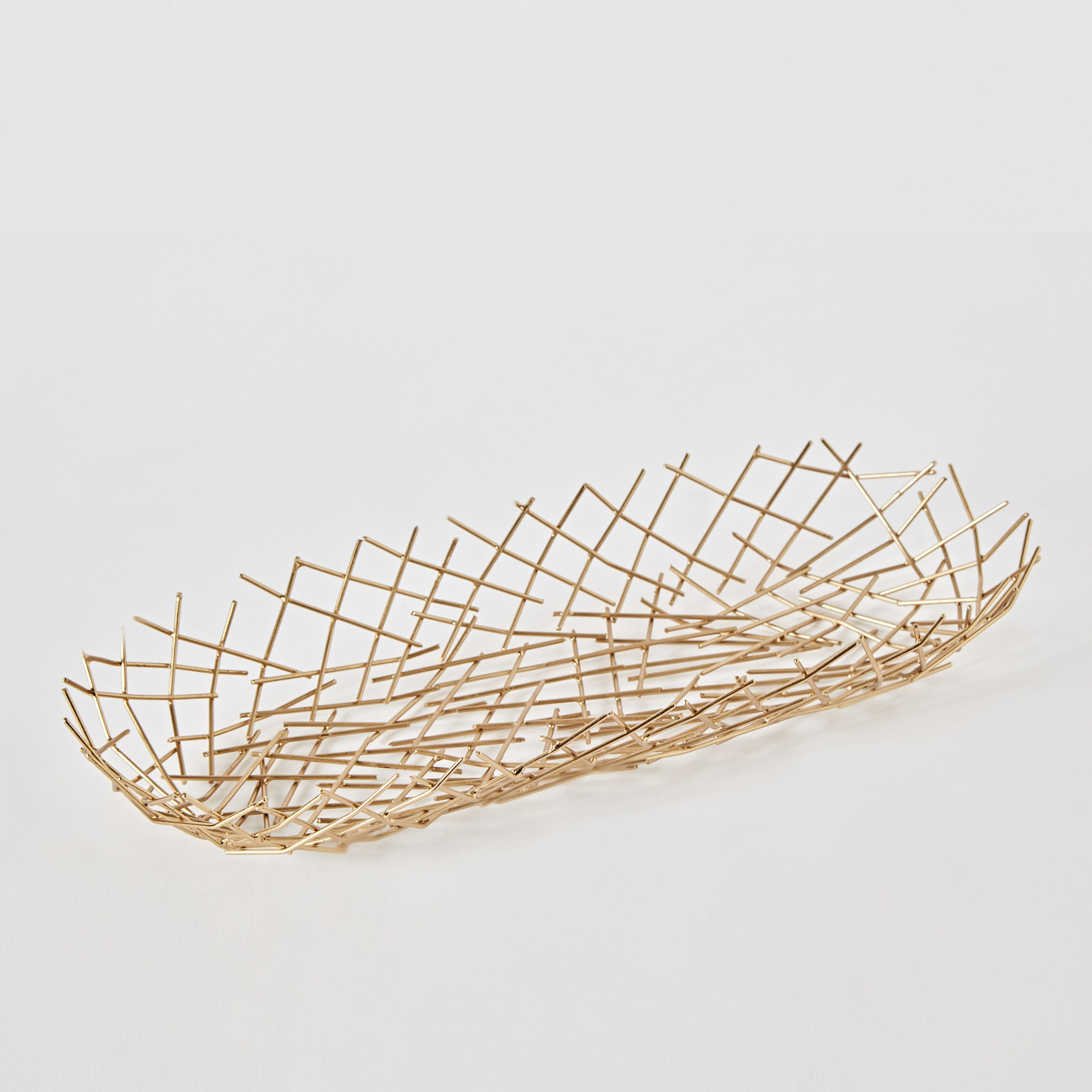 صحن معدني من لميا - 38x15x5 سم-hbxhomeware-hbxdecorandfurnishings-image-5
