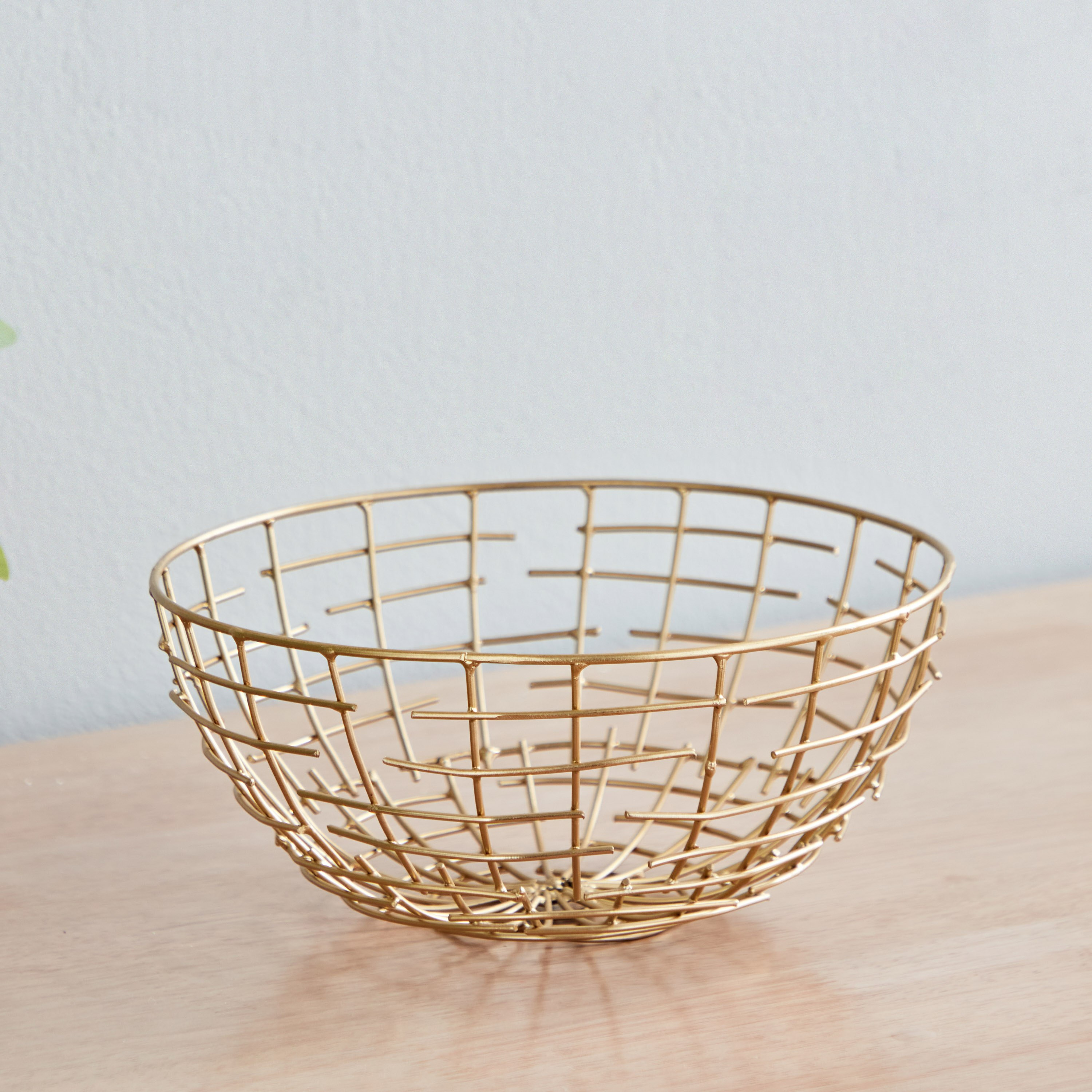 Lamya Metal Wire Decorative Bowl - 20x20x9 cm-hbxdecorandfurnishings-homeaccessories-bowls-image-2
