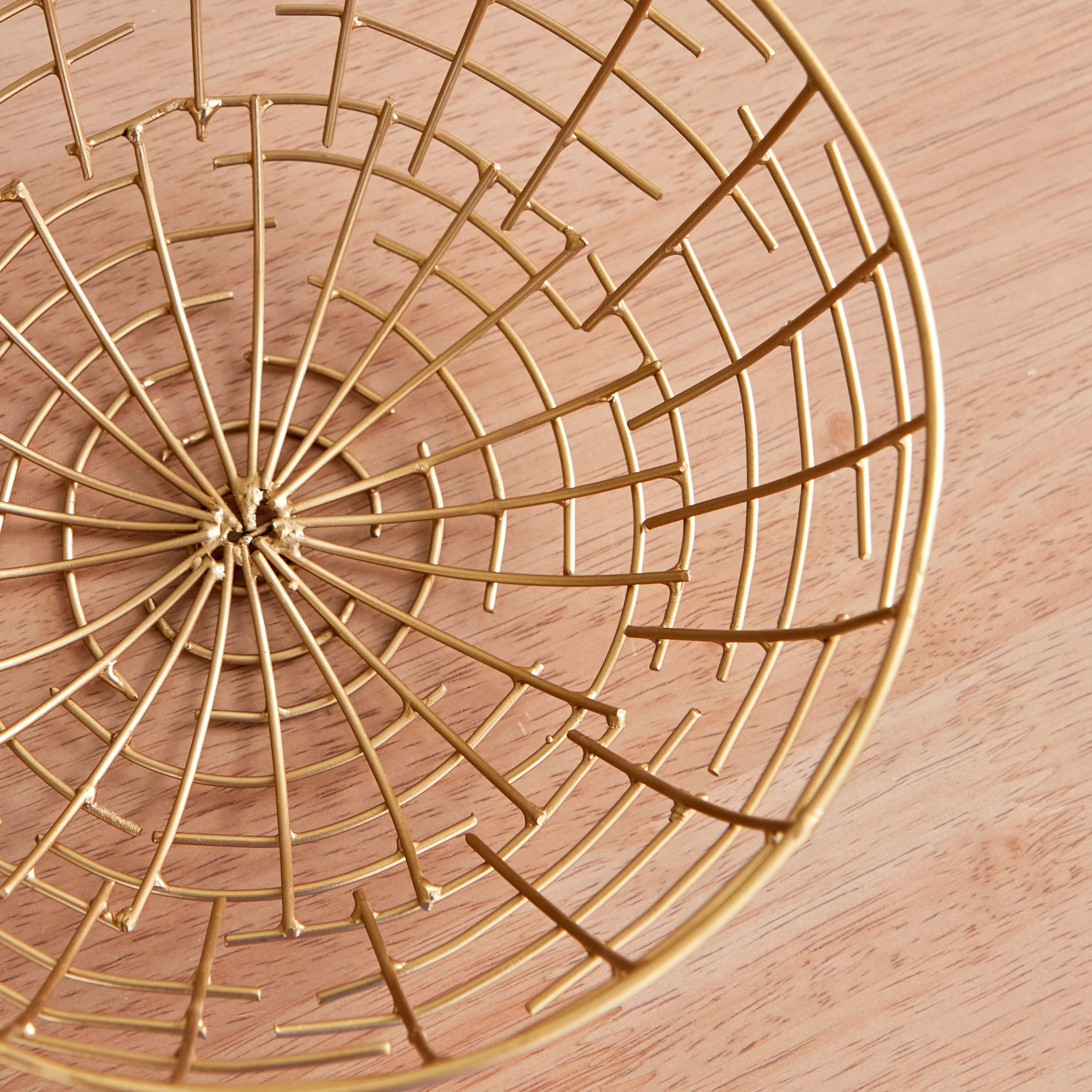Lamya Metal Wire Decorative Bowl - 20x20x9 cm-hbxdecorandfurnishings-homeaccessories-bowls-image-3