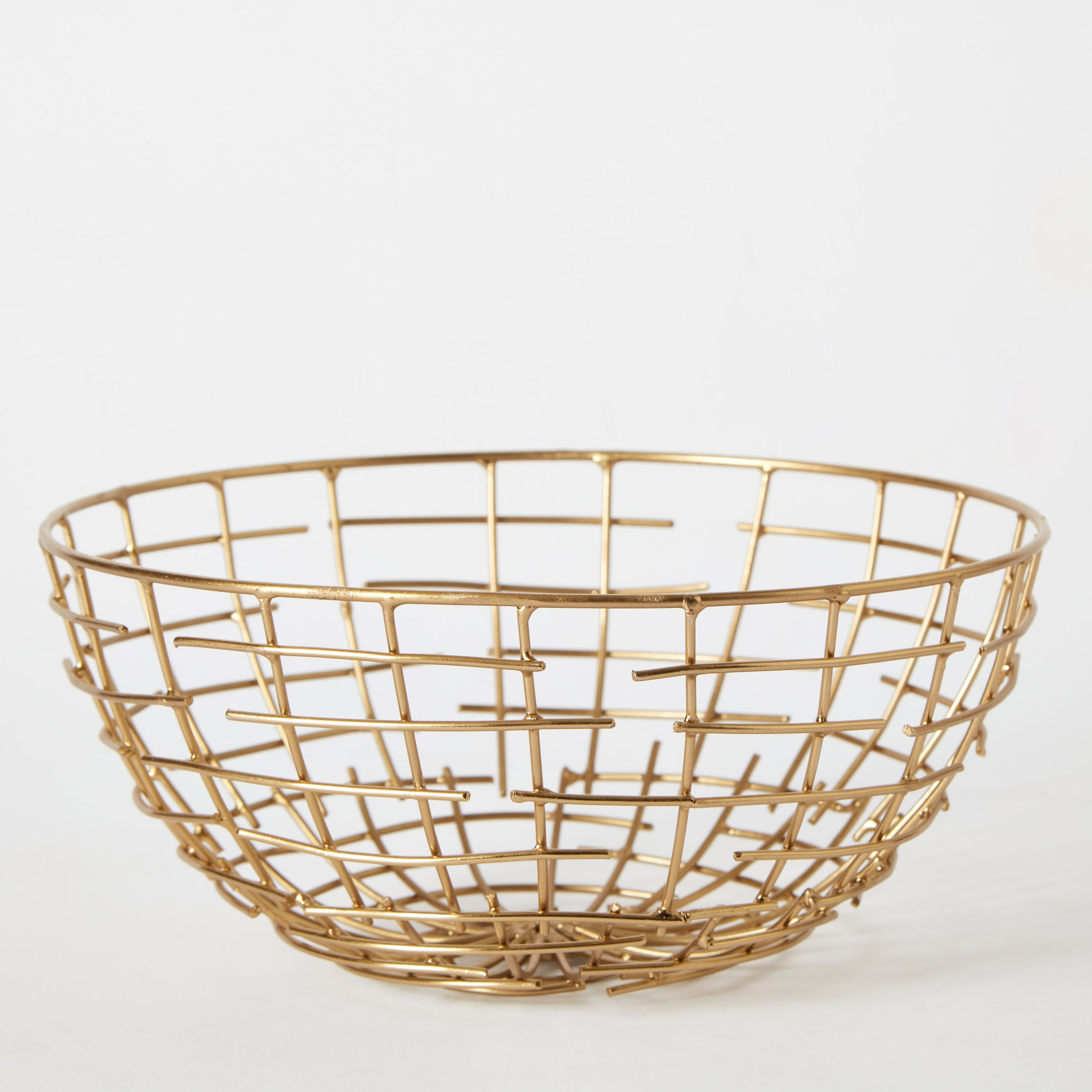Lamya Metal Wire Decorative Bowl - 20x20x9 cm-hbxdecorandfurnishings-homeaccessories-bowls-image-6