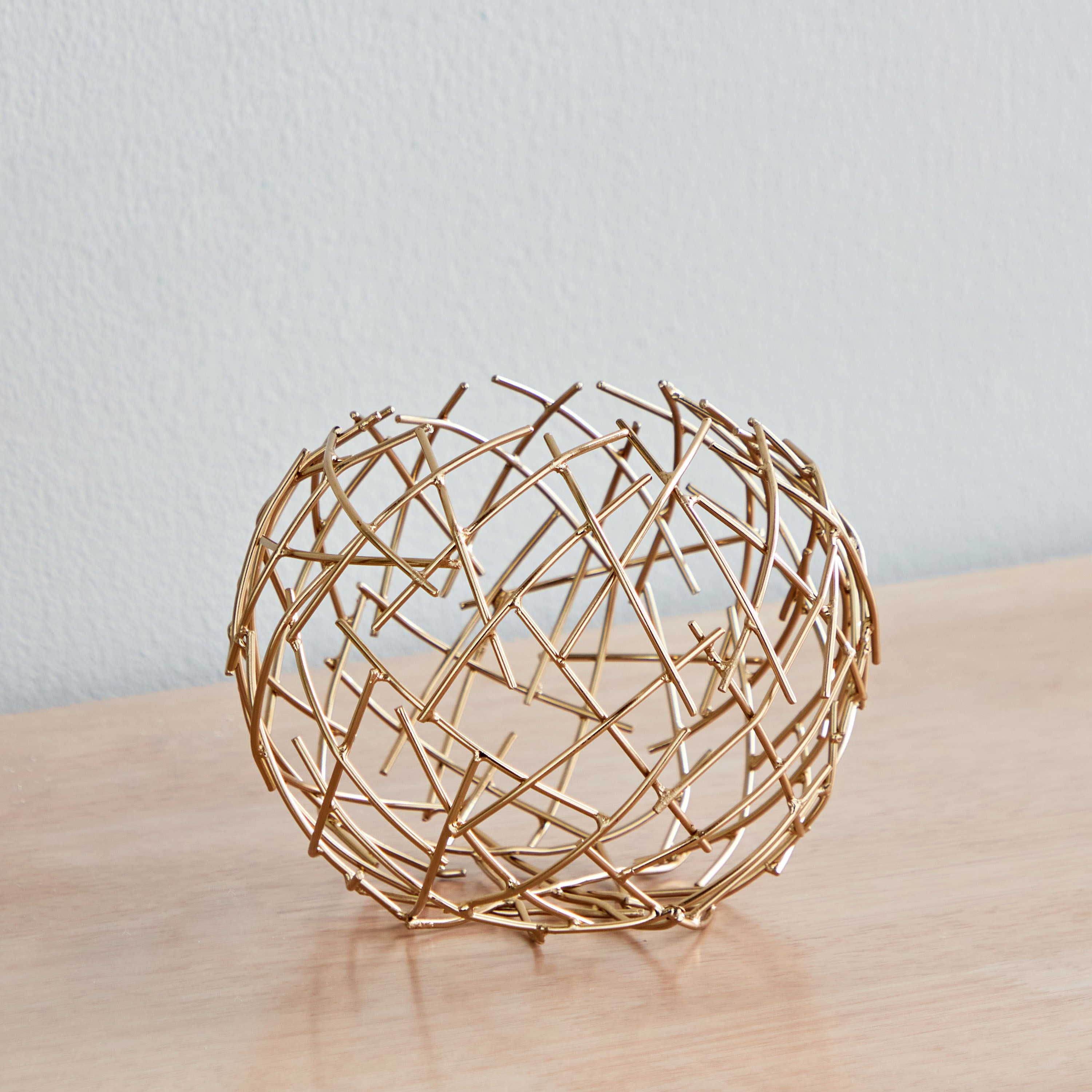 حامل شموع معدني من لميا - 13x13x10 سم-hbxlivingroom-decorandaccessories-candleholders-image-2