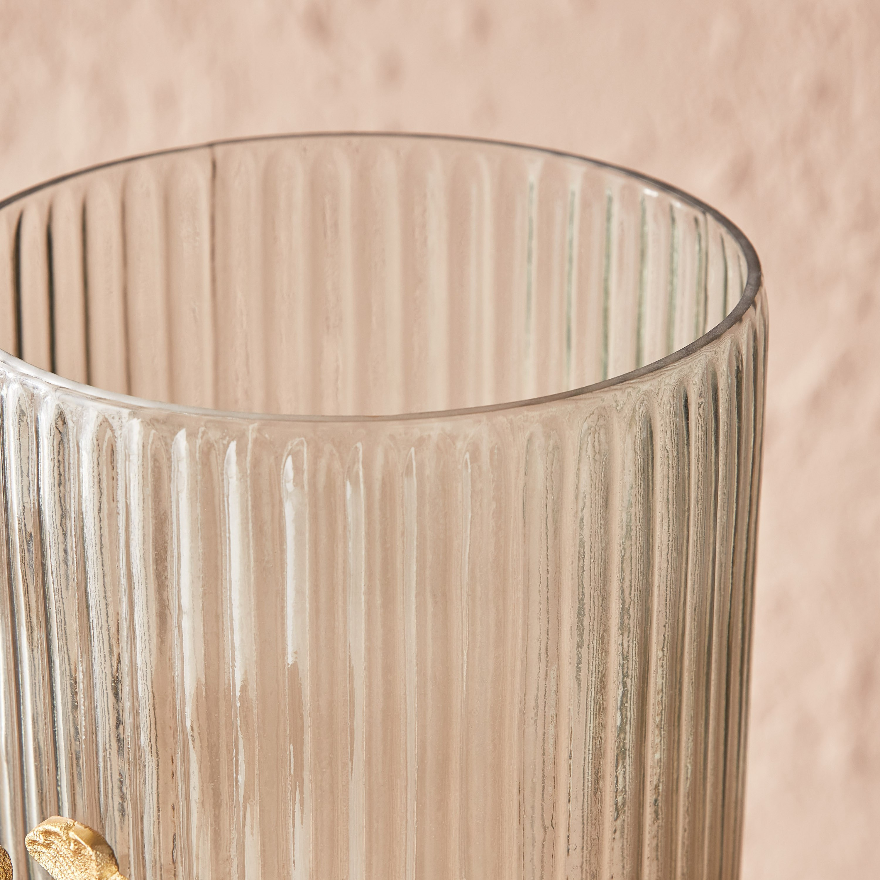 فانوس زجاج بخيوط معدنية من بلوم - 16x16x27 سم-hbxlivingroom-decorandaccessories-candleholders-image-5