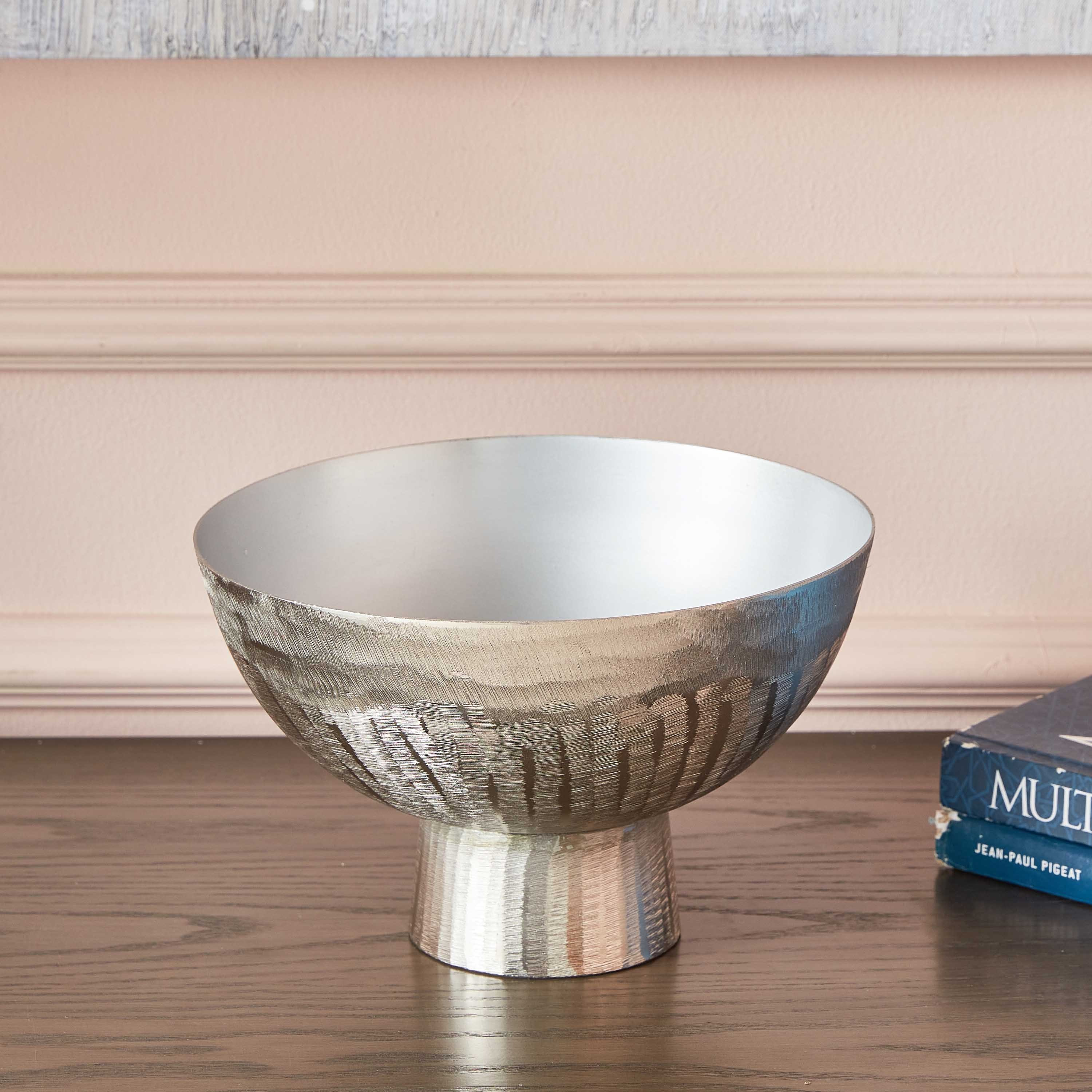 وعاء ألومنيوم بارز الملمس من كلوي - 25x25x14 سم-hbxdecorandfurnishings-homeaccessories-bowls-image-2