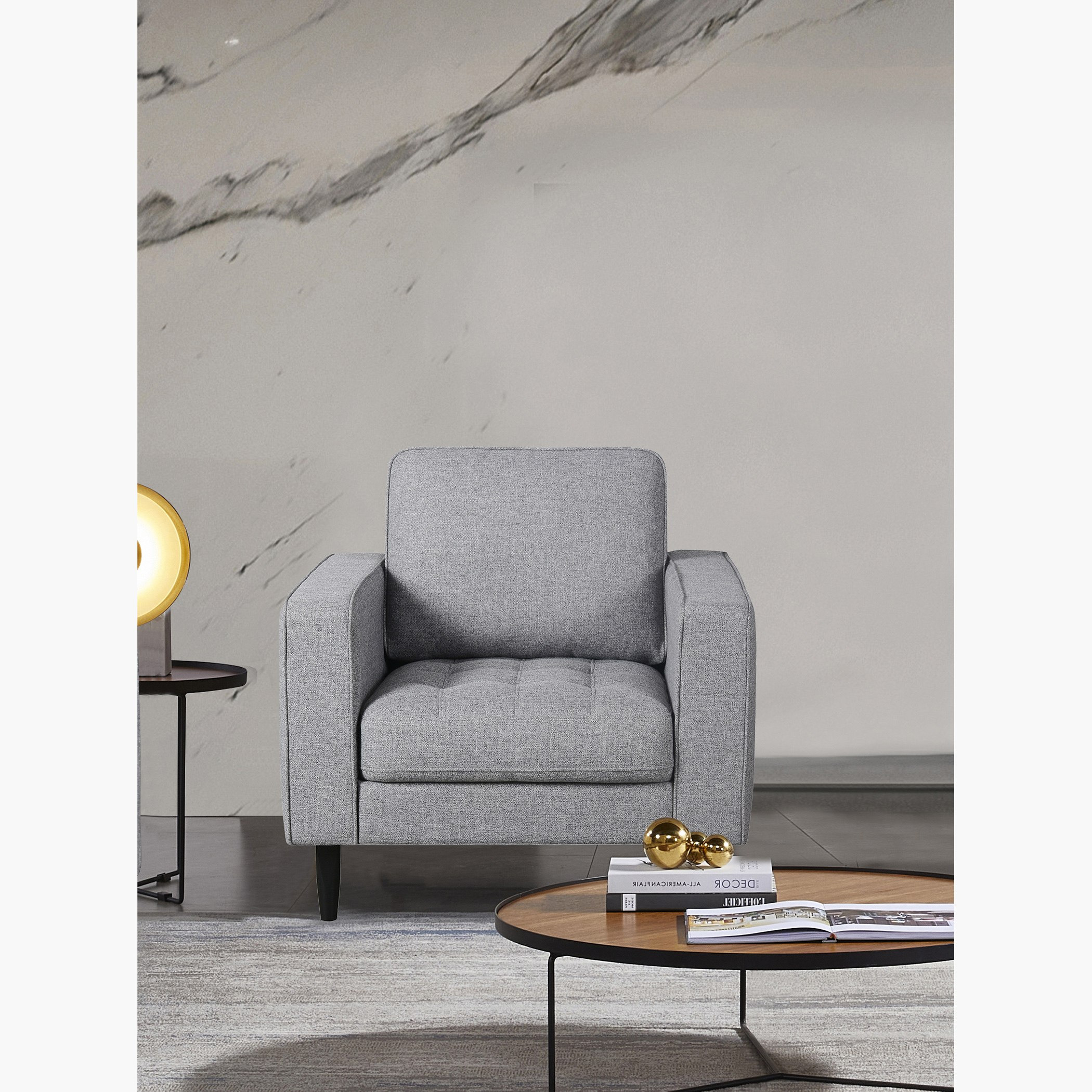 كنبة قماش مقعد واحد من كارا-hbxlivingroom-sofasandarmchairs-sofas-image-1