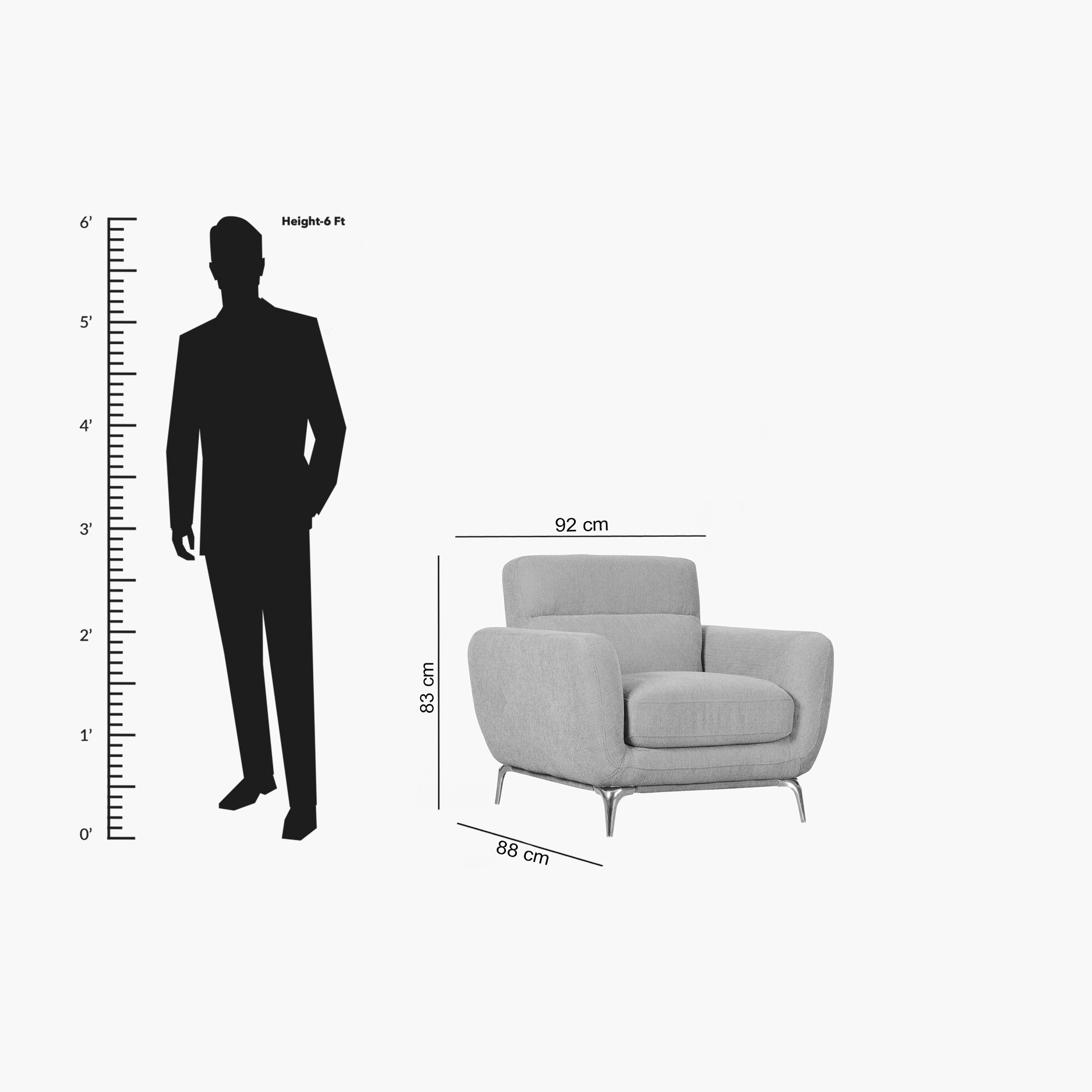 Grattan 1-Seater Fabric Sofa-hbxfurniture-sofasandarmchairs-armchairs-image-11
