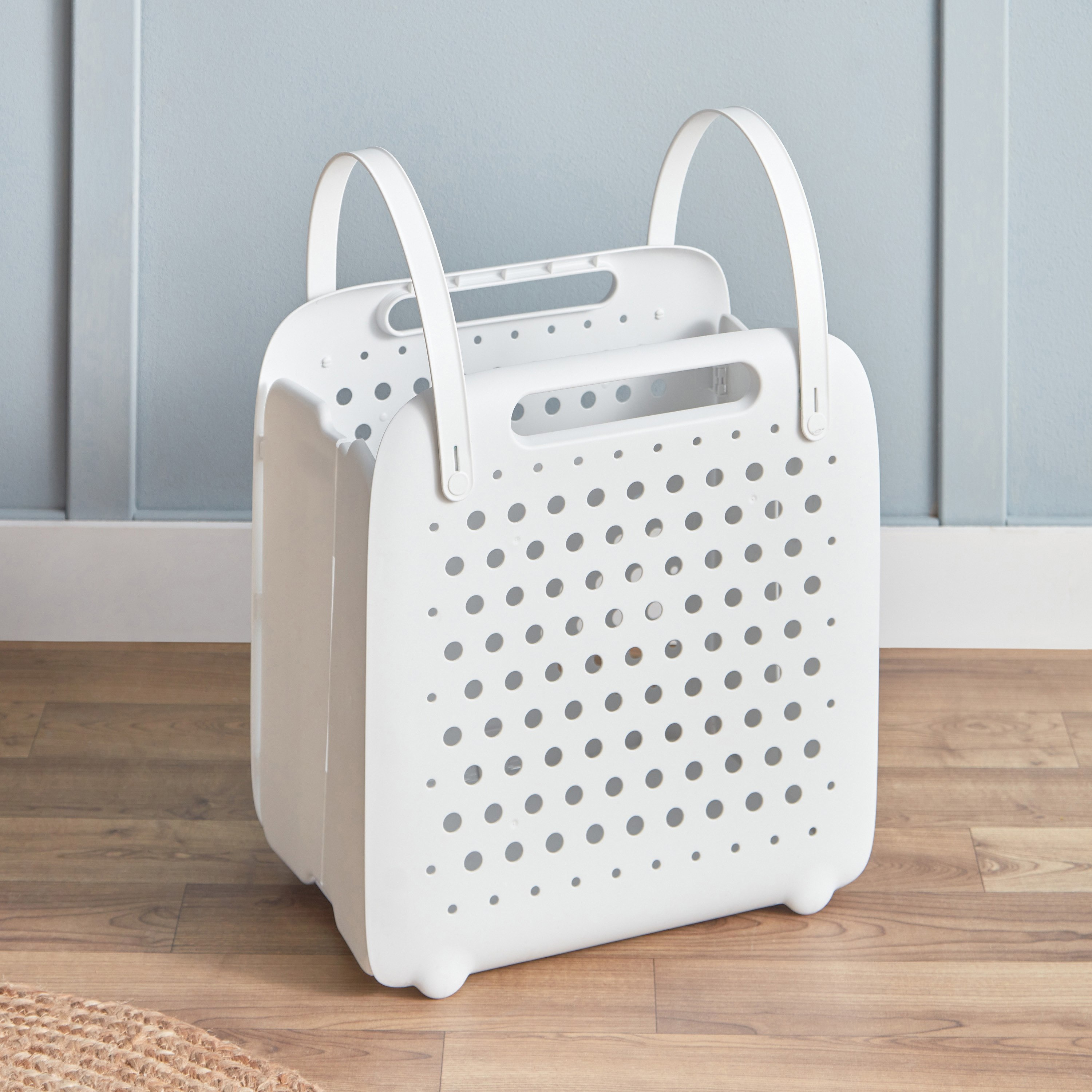 سلة غسيل قابلة للطي بمقبض-hbxbathroom-bathroomstorage-laundryhampers-image-3