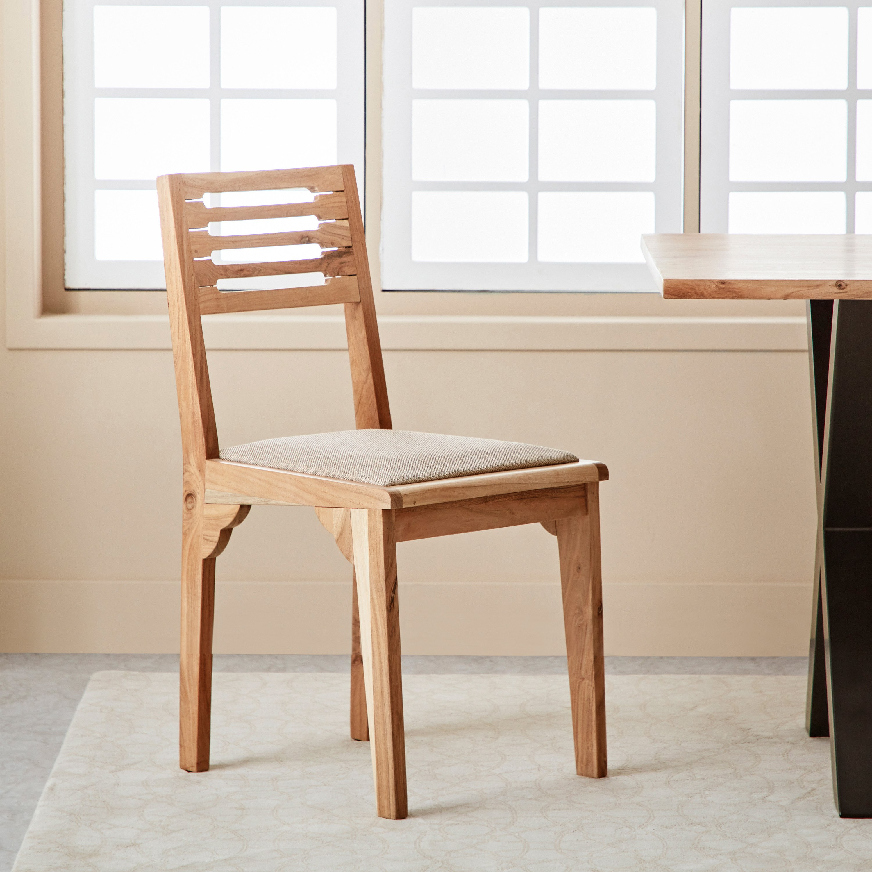 طقم سفرة 6 مقاعد من الخشب الصلب - أرنو لايف إيدج من فيندرا-hbxfurniture-diningtablesandsets-diningsets-sixseater-image-9