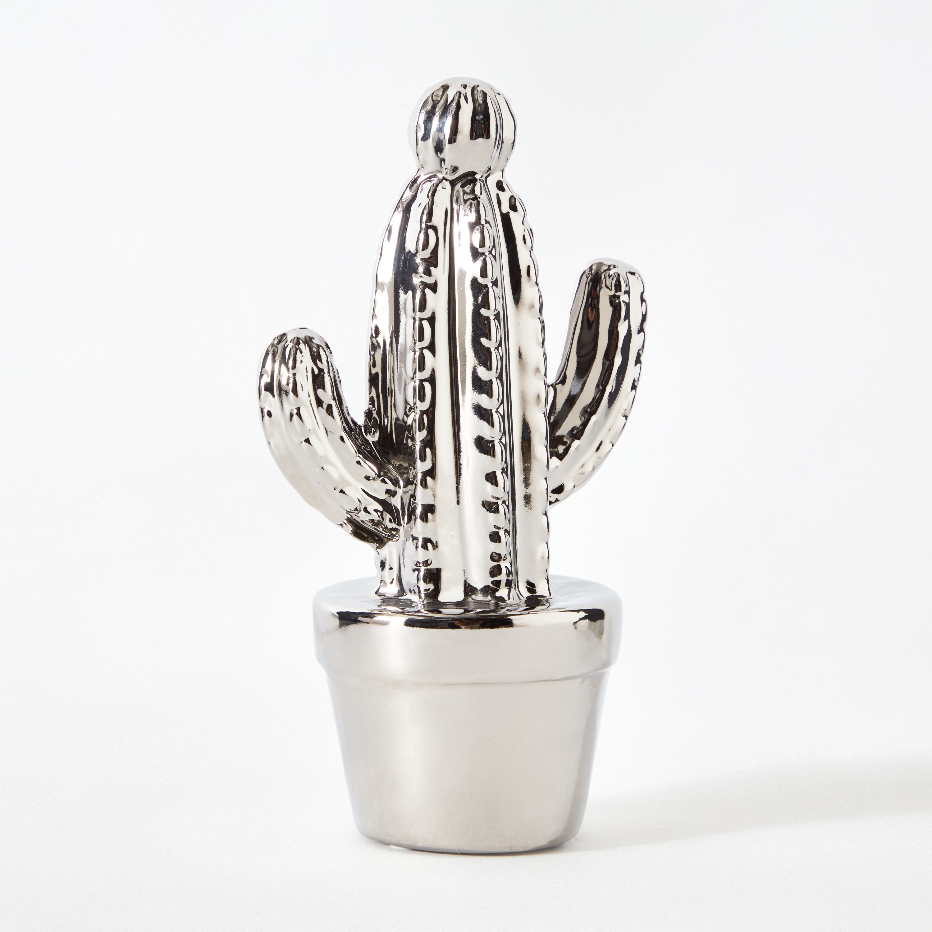 تمثال صبار سيراميك مع وعاء من جلايد - 9x7x16.5 سم-hbxhomeware-homedecor-figurinesandornaments-image-4