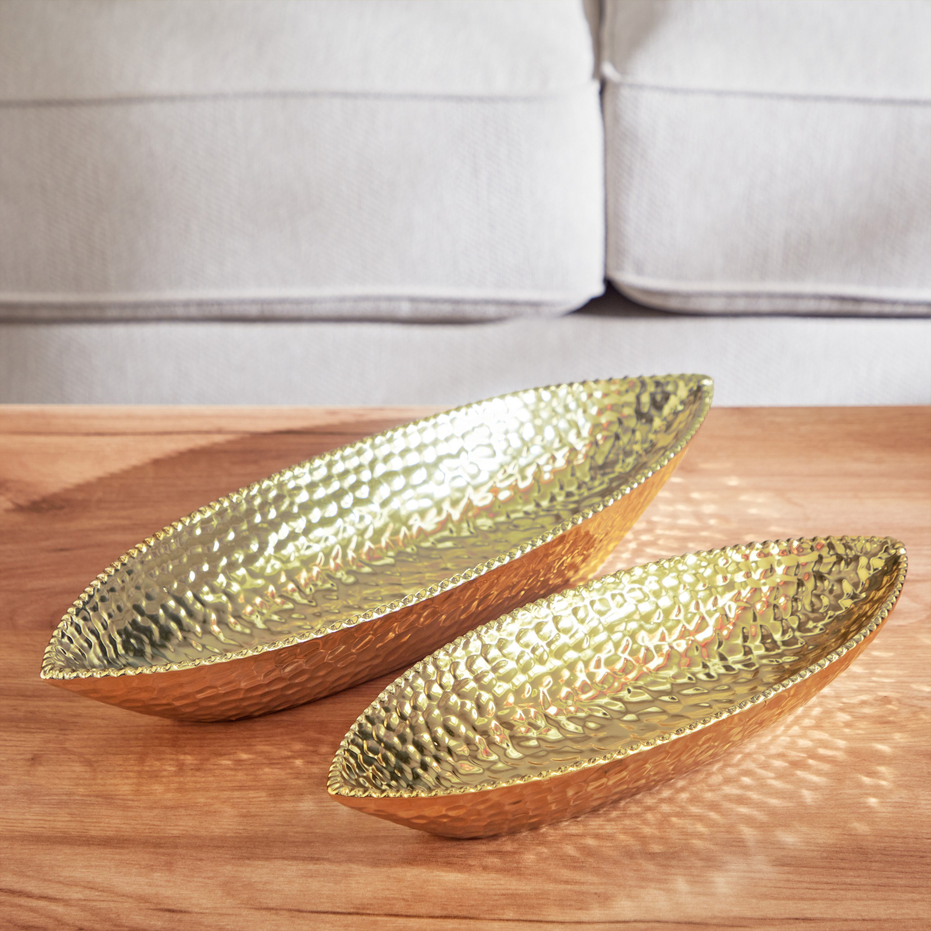 Glide 2-Piece Hammered Ceramic Tray Set-hbxhomeware-hbxdecorandfurnishings-image-2