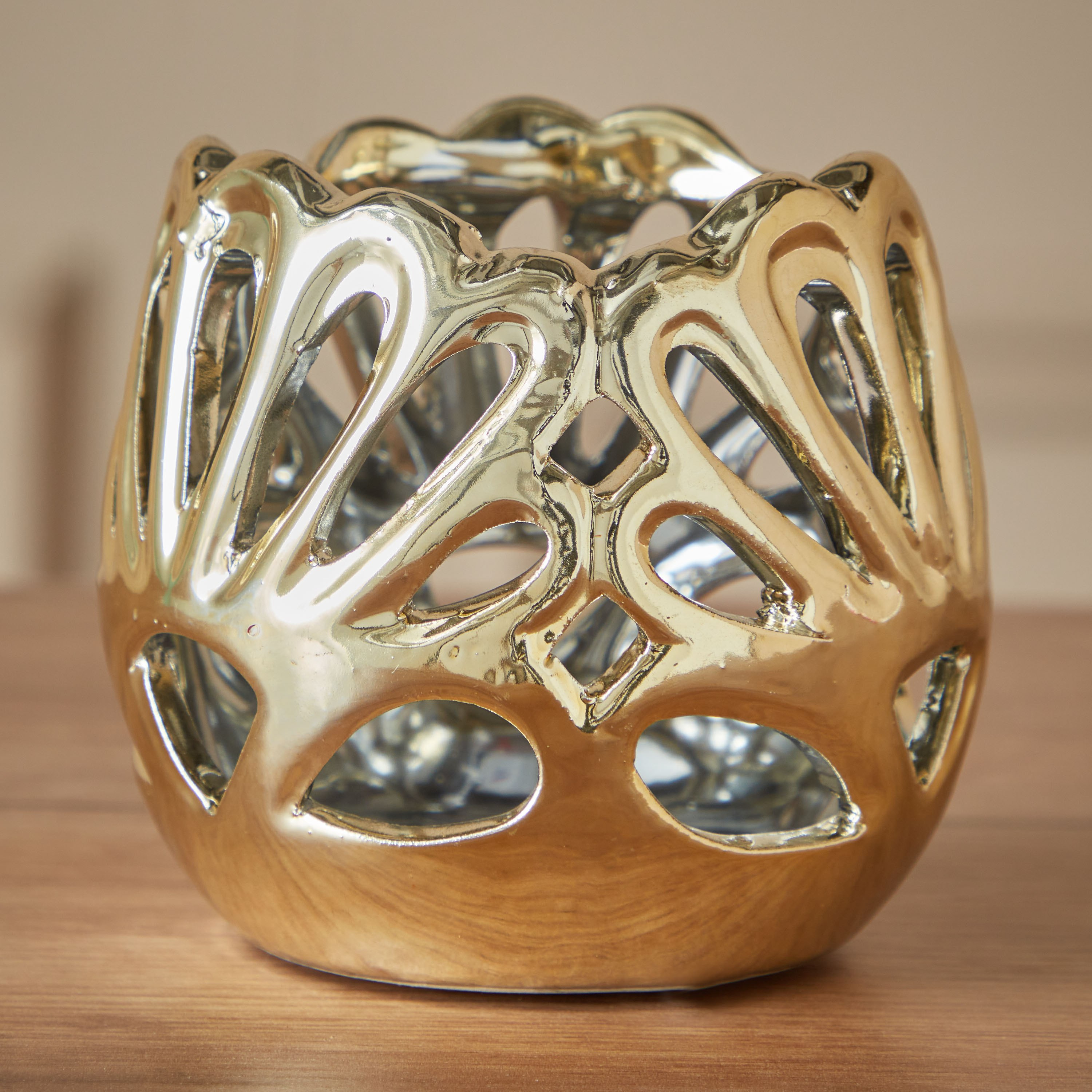 حامل شموع سيراميك من ديون - 10x10x10 سم-hbxlivingroom-decorandaccessories-candleholders-image-2