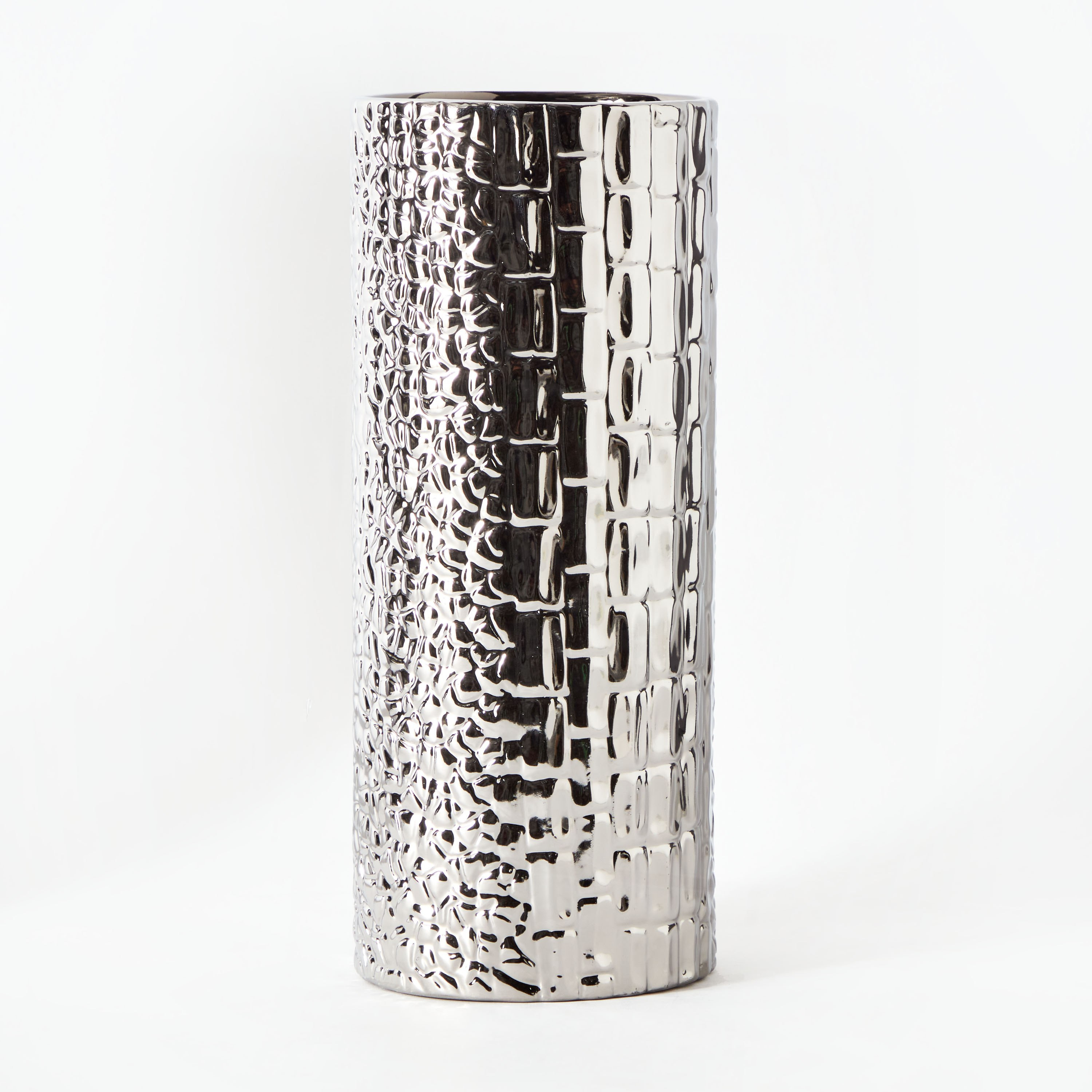 مزهرية سيراميك بارزة الملمس من ديون - 12.5x12.5x29.8 سم-hbxbedroom-decorandaccessories-vases-image-5
