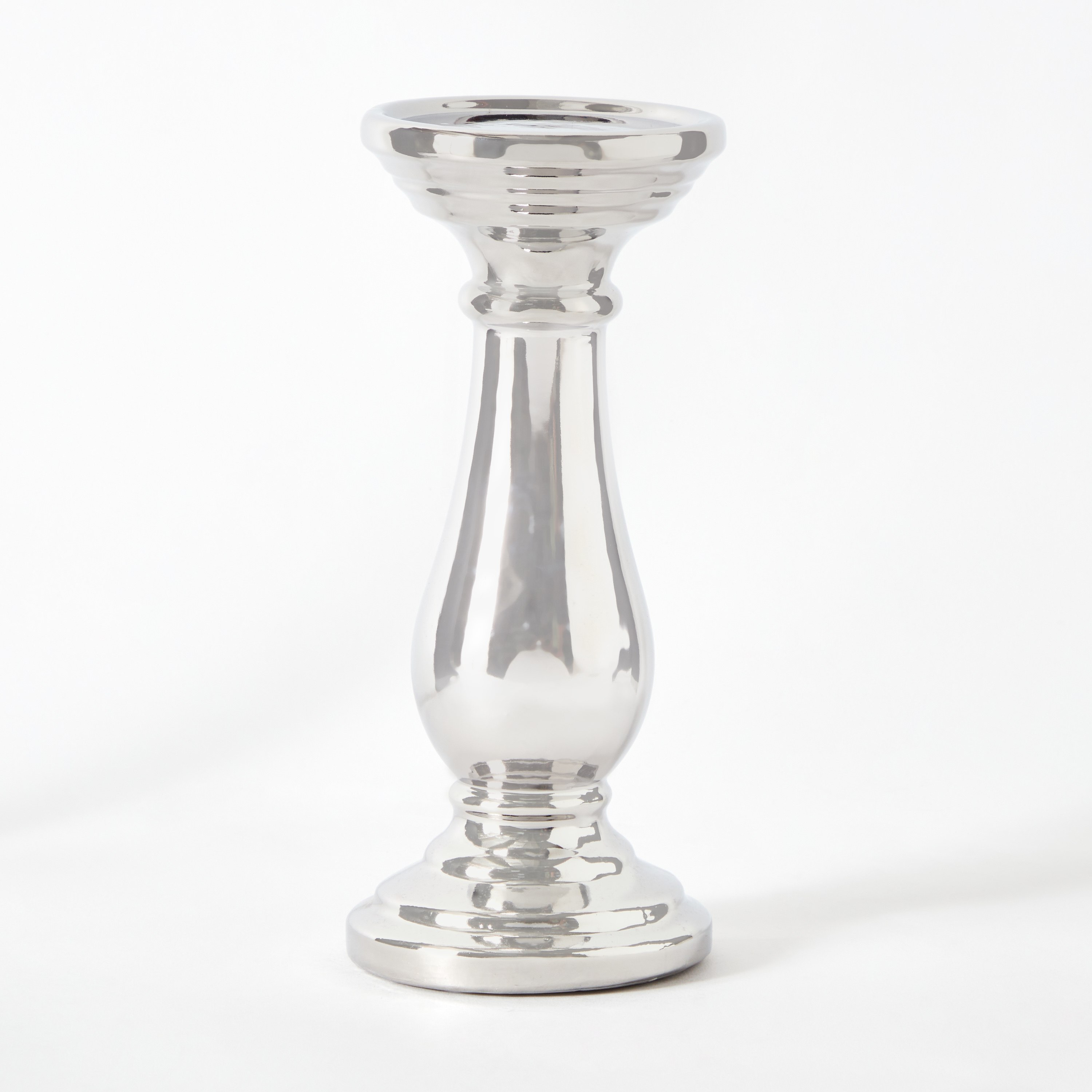 حامل شموع رفيعة سيراميك من ديون - 10x10x23 سم-hbxlivingroom-decorandaccessories-candleholders-image-5