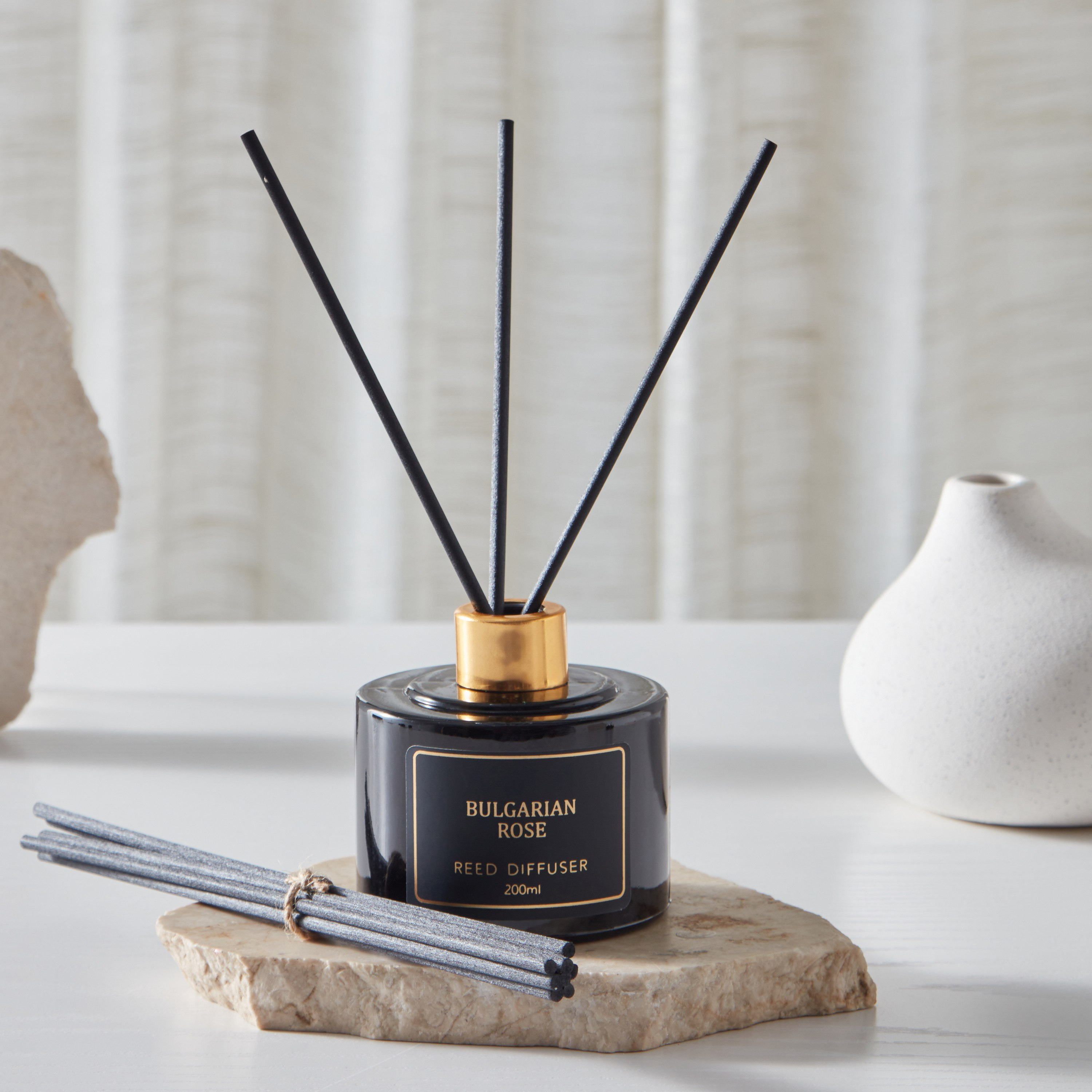 Midnight Essence Bulgarian Rose Reed Diffuser - 200 ml-PROMO_HB_AE_B1G1_250925-image-1