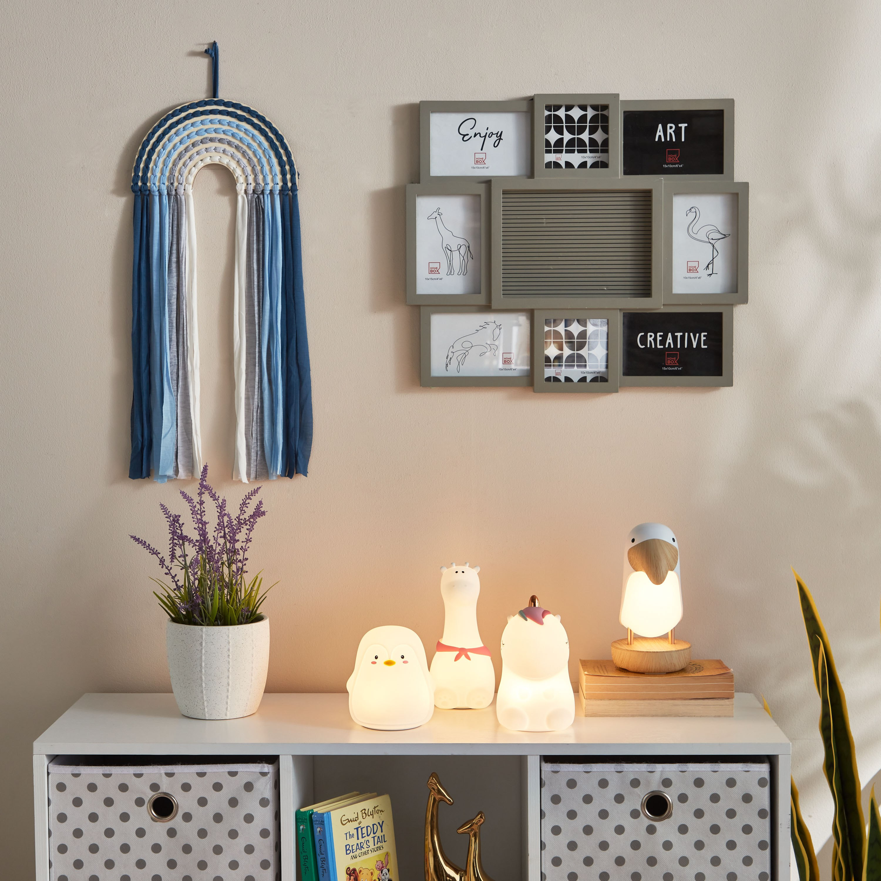 مصباح ليلي اي بي سي قابل لإعادة الشحن بتصميم طائر الطوقان من جليم - 12.2x10.9x20 سم-hbxhomeware-hbxkidsandyouth-image-6